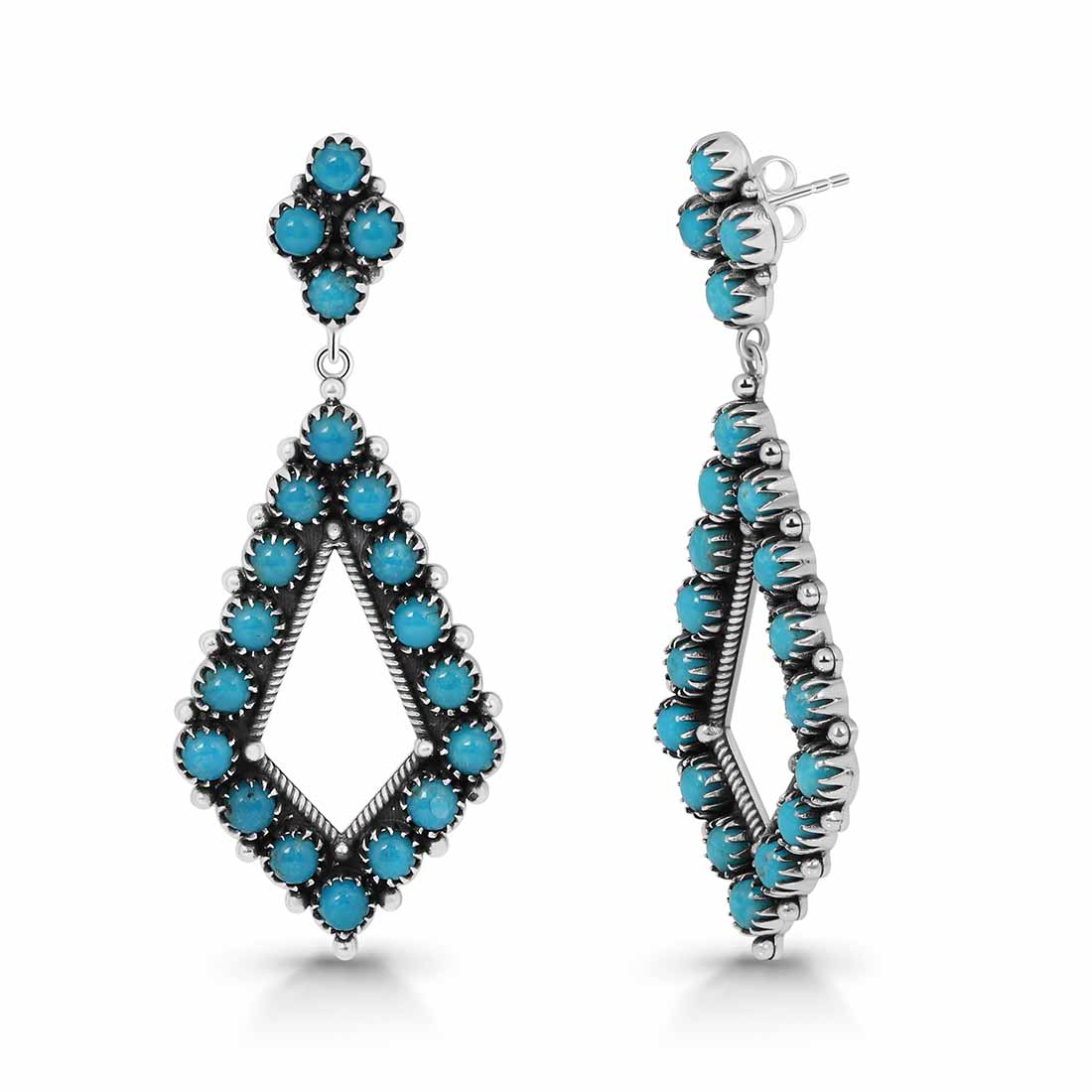 Turquoise Earring-(TRQ-SE-752.)