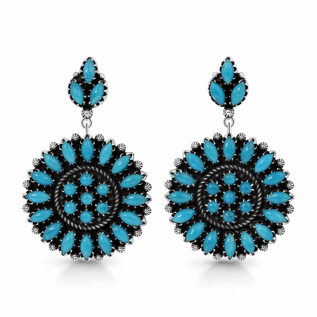 Turquoise Earring-(TRQ-SE-753.)