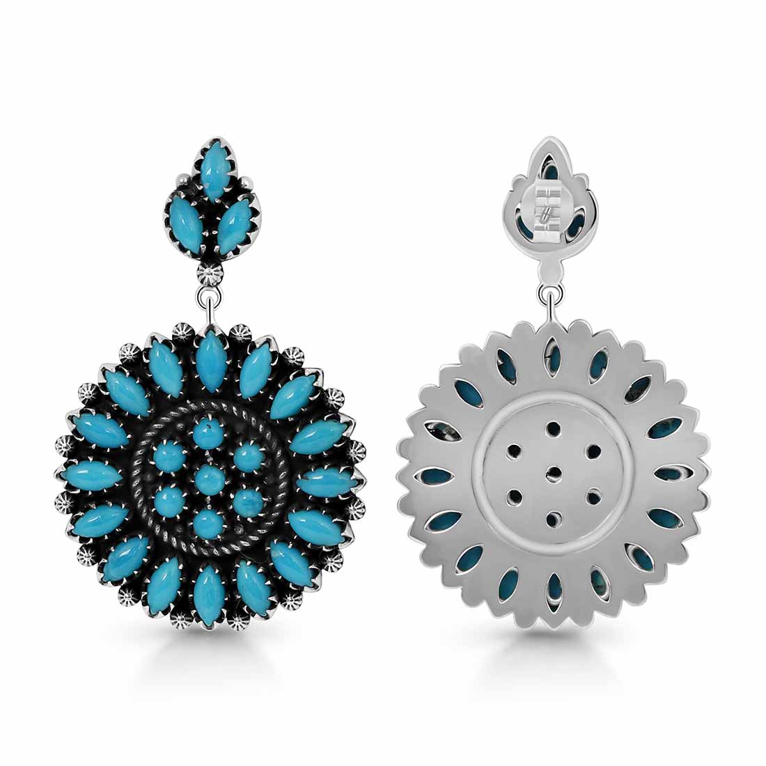 Turquoise Earring-(TRQ-SE-753.)