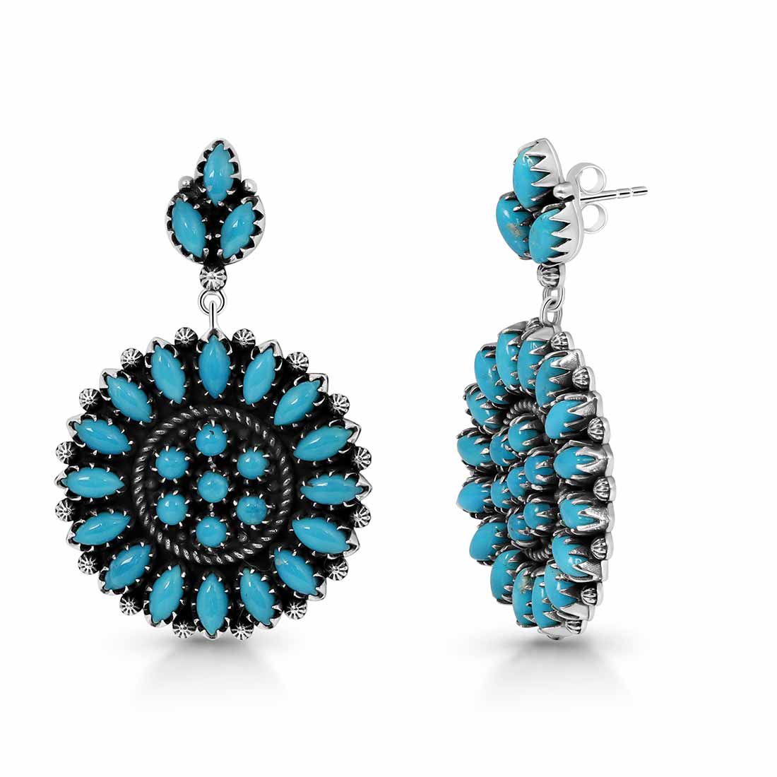 Turquoise Earring-(TRQ-SE-753.)