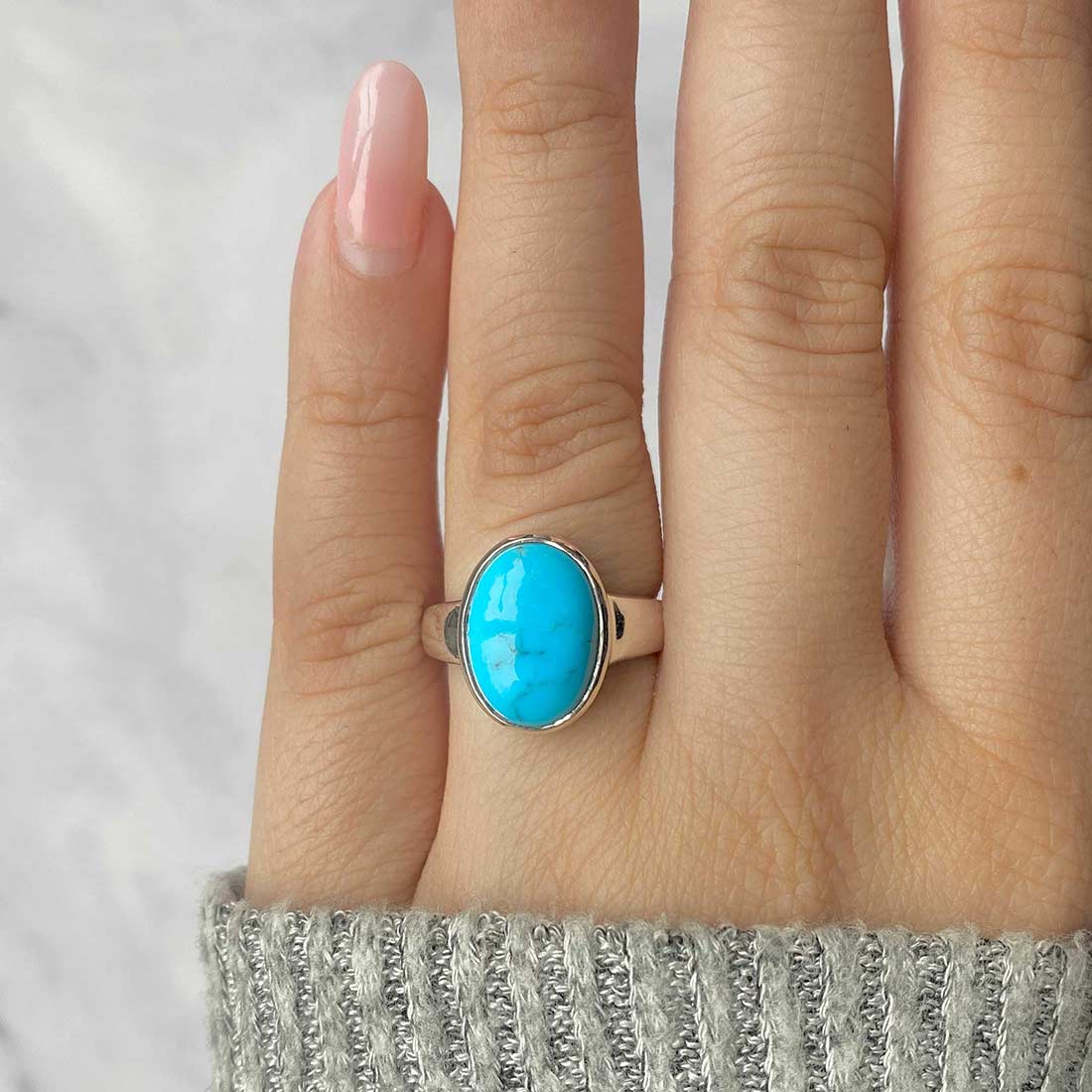 Turquoise Ring-(TRQ-SR-2173.)