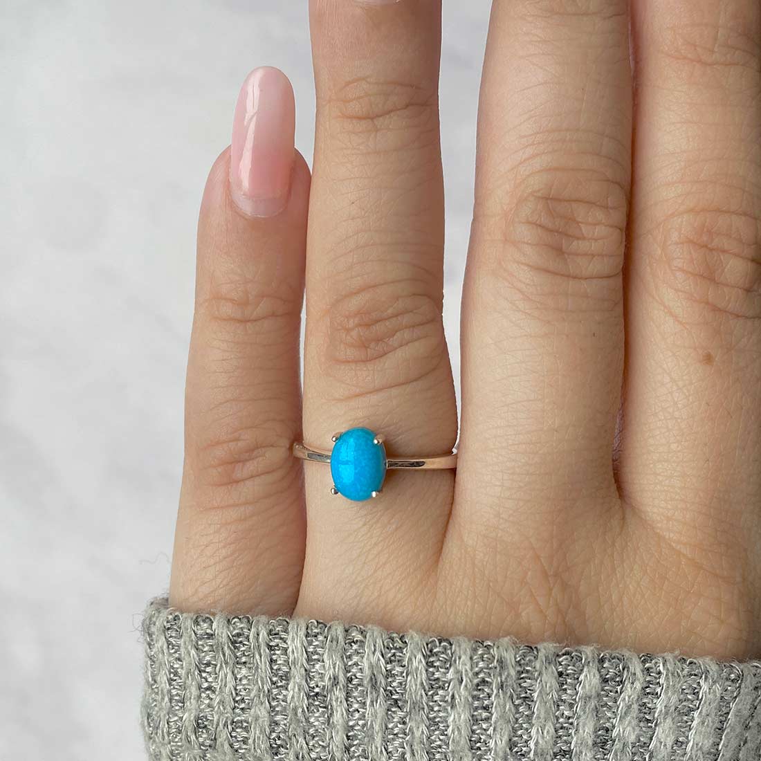 Turquoise Ring-(TRQ-SR-2516.)