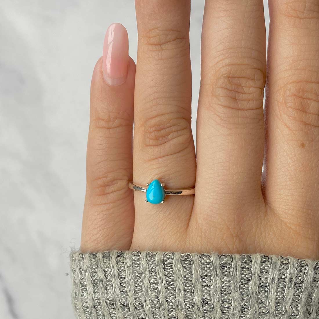 Turquoise Ring-(TRQ-SR-2517.)