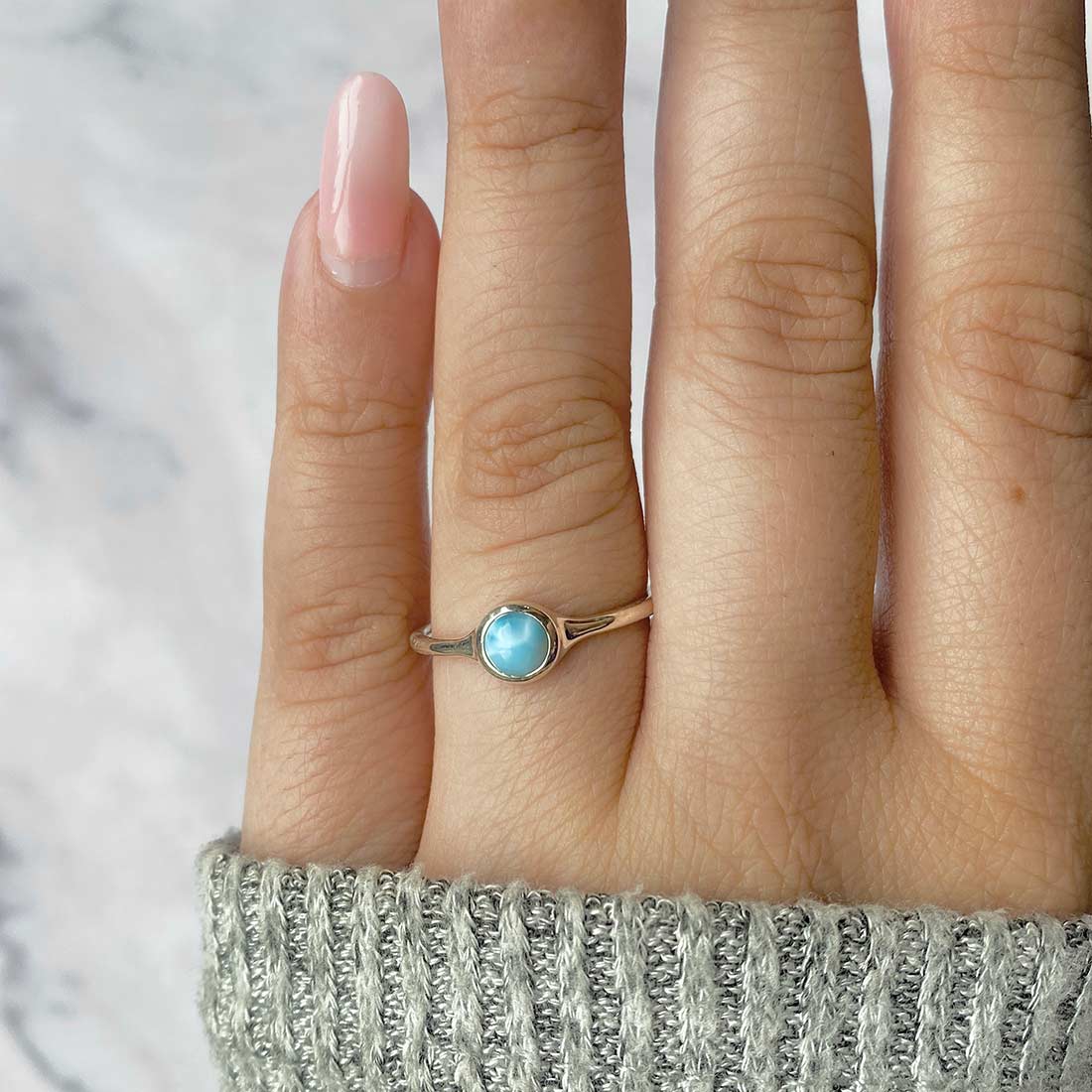 Turquoise Ring-(TRQ-SR-2528.)