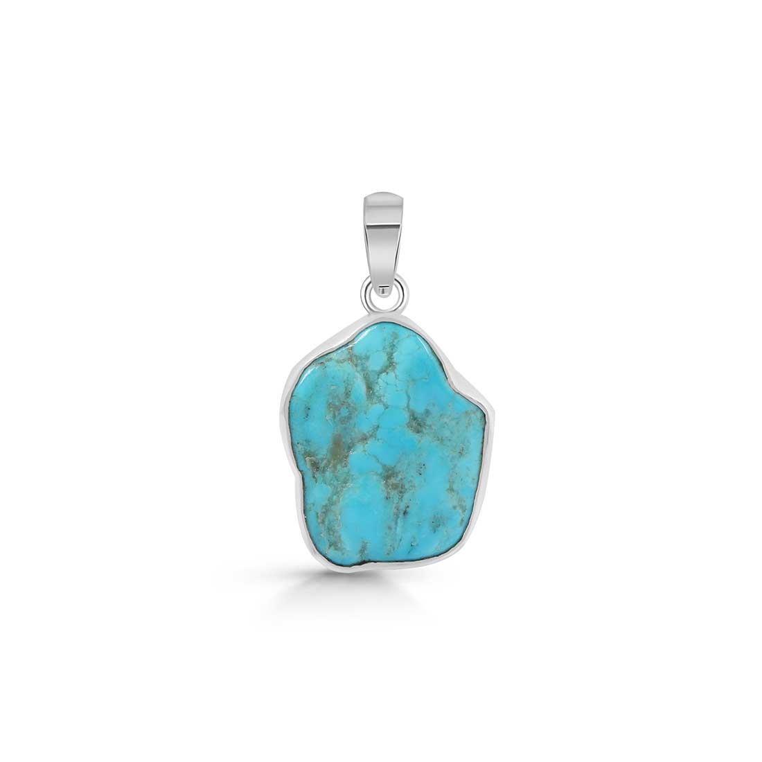 Turquoise (Rough) Pendant-(TRQ-P-40.)