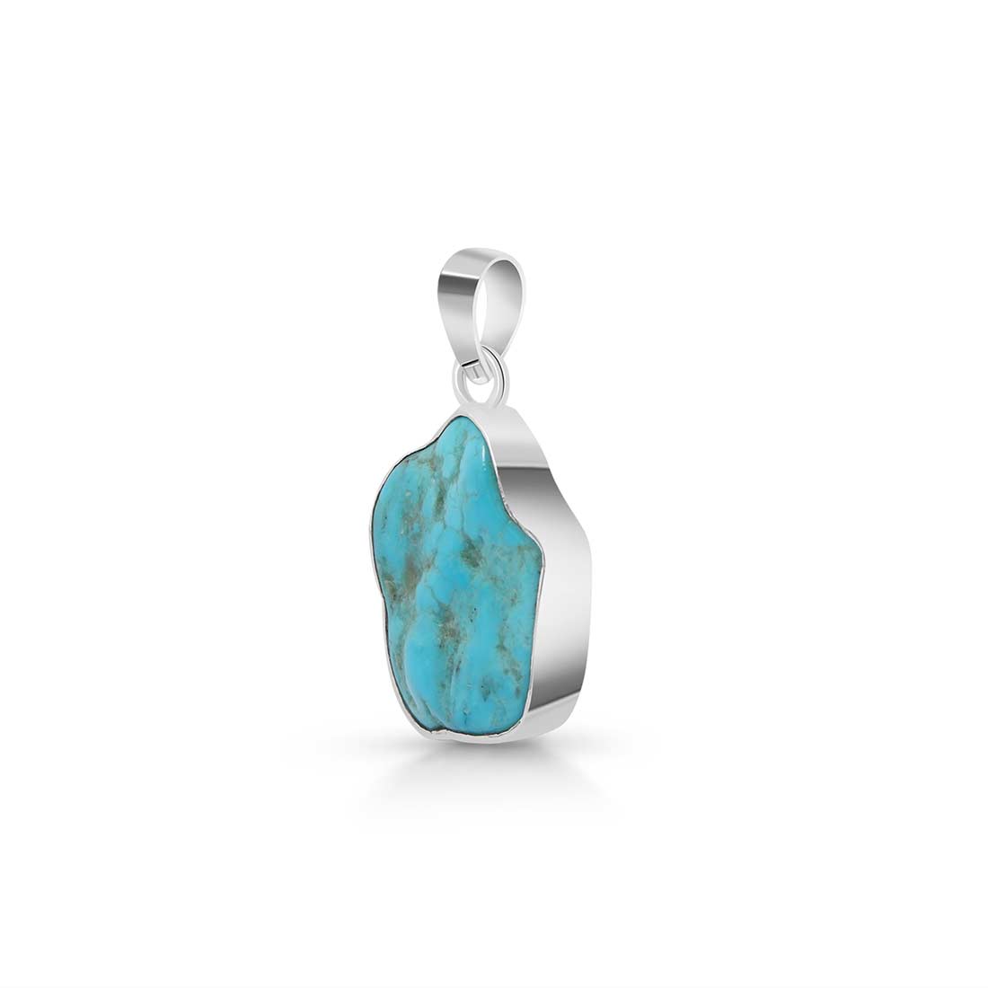 Turquoise (Rough) Pendant-(TRQ-P-40.)