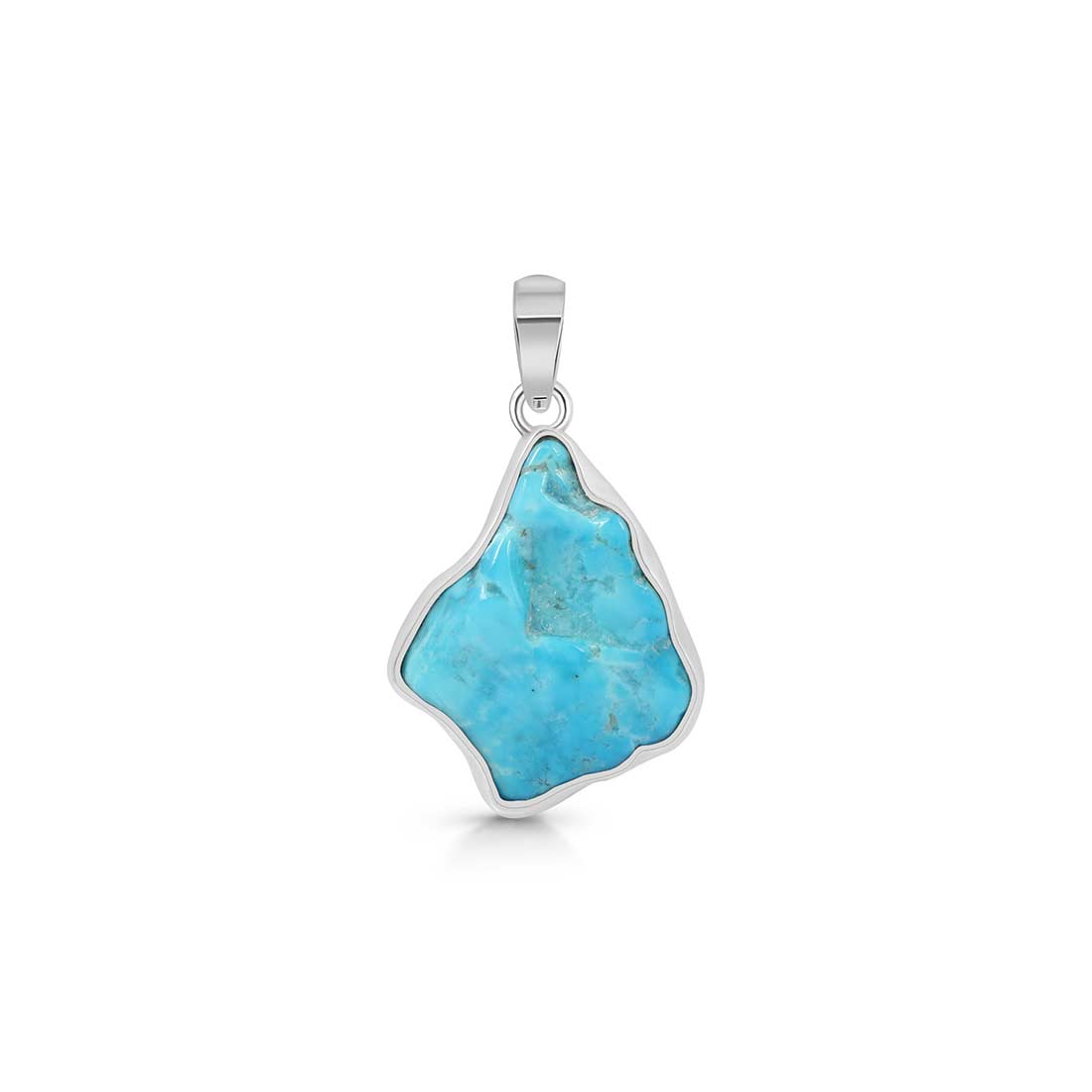 Turquoise (Rough) Pendant-(TRQ-P-43.)