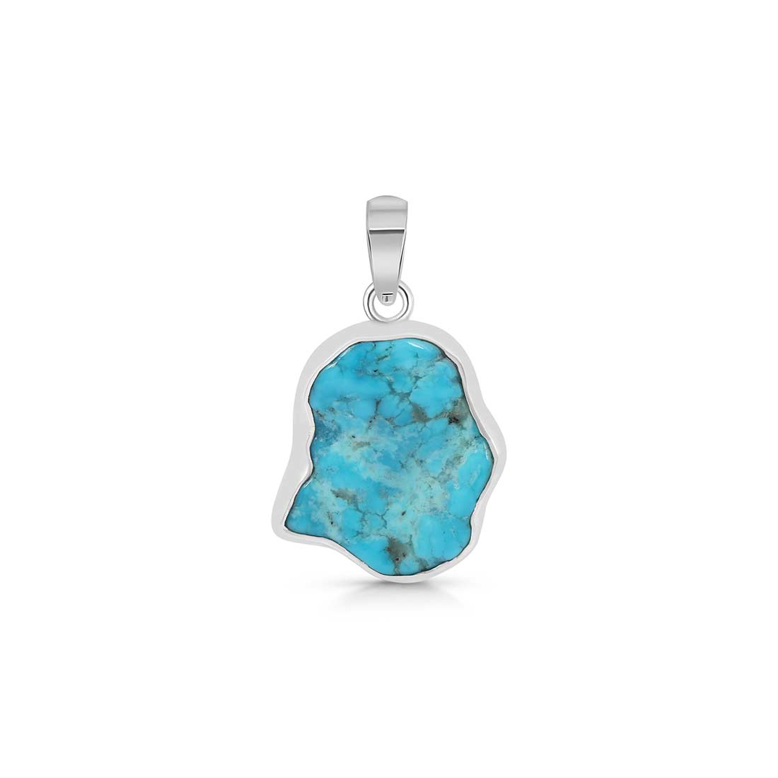 Turquoise (Rough) Pendant-(TRQ-P-46.)