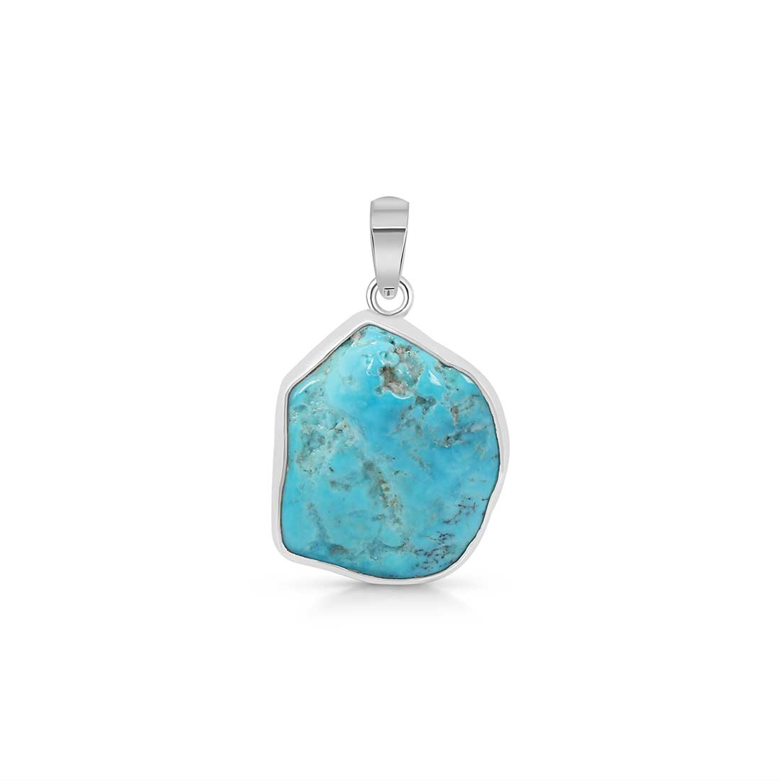 Turquoise (Rough) Pendant-(TRQ-P-49.)