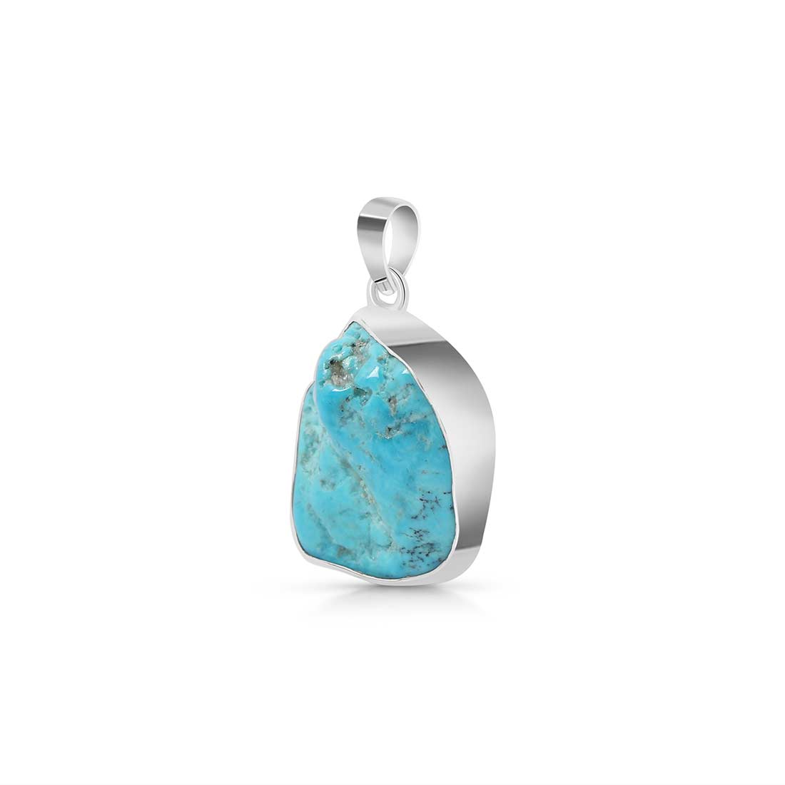 Turquoise (Rough) Pendant-(TRQ-P-49.)