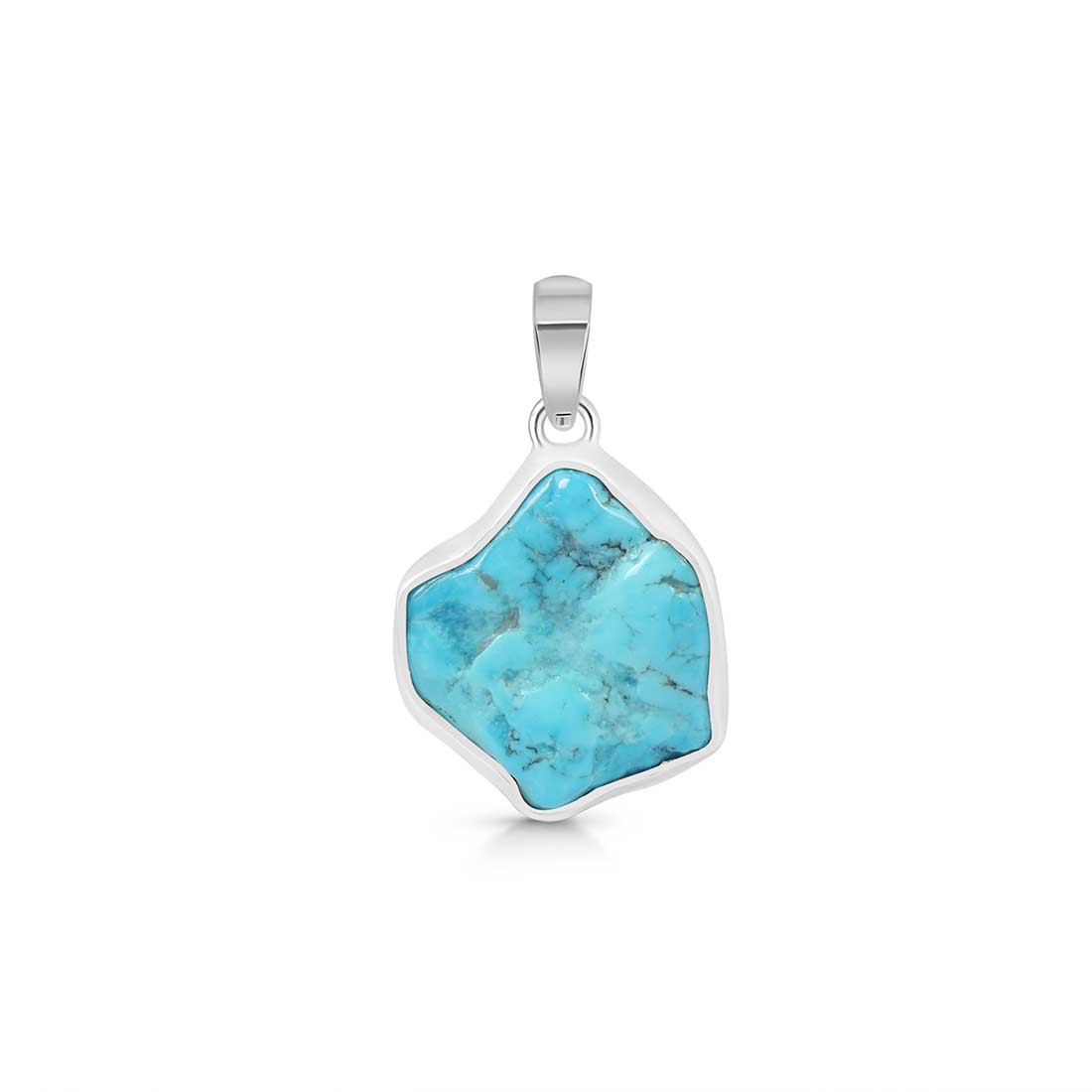 Turquoise (Rough) Pendant-(TRQ-P-62.)