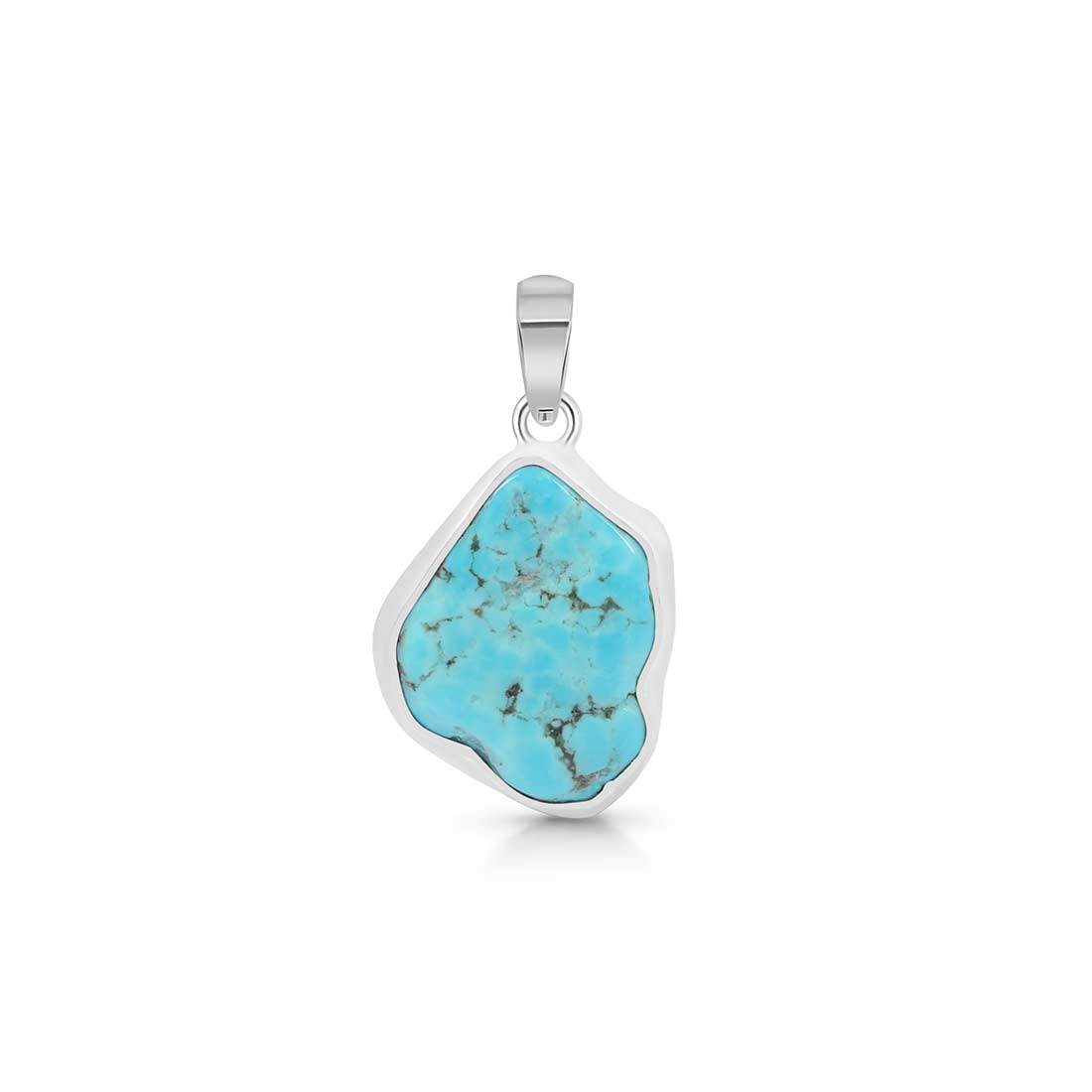 Turquoise (Rough) Pendant-(TRQ-P-63.)