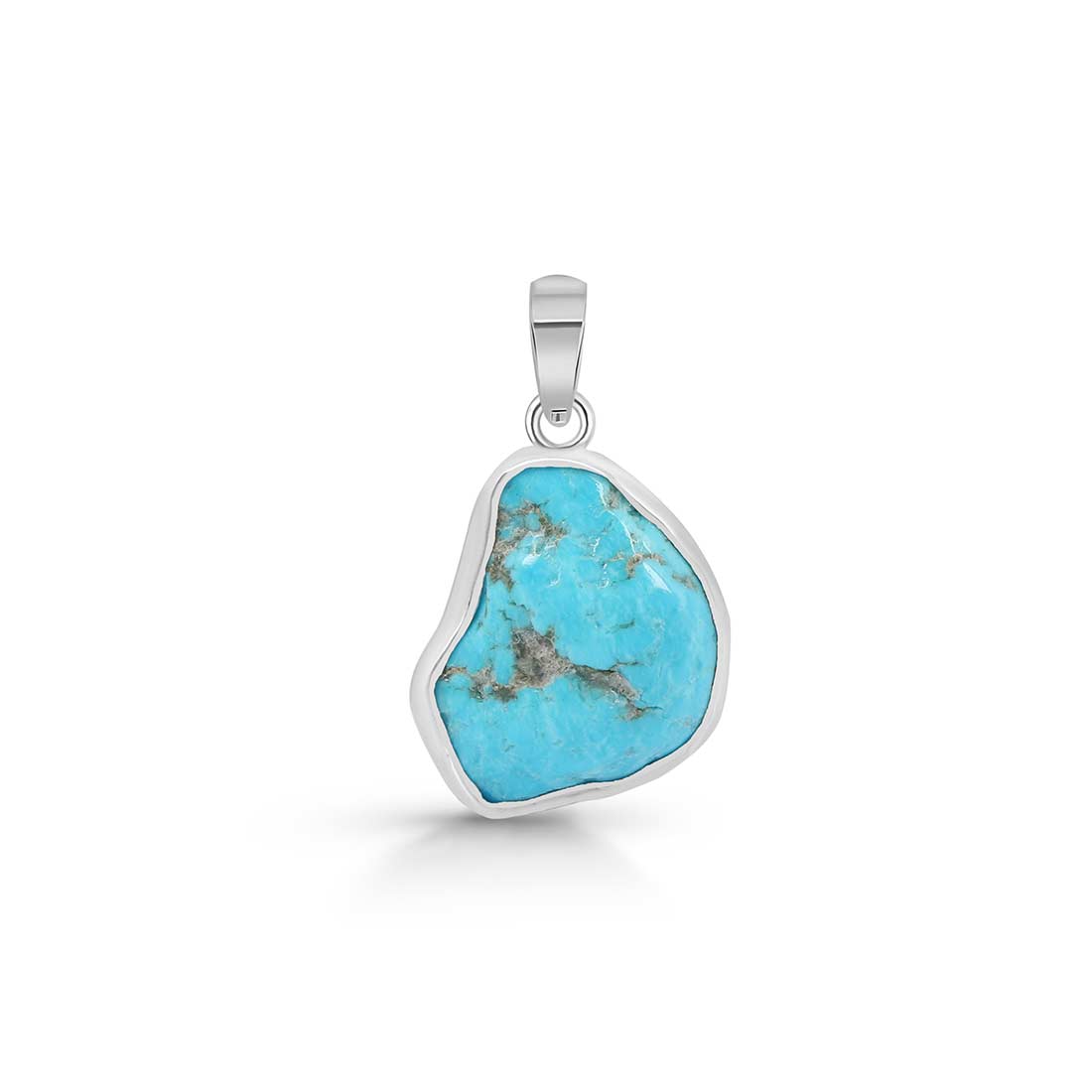 Turquoise (Rough) Pendant-(TRQ-P-71.)