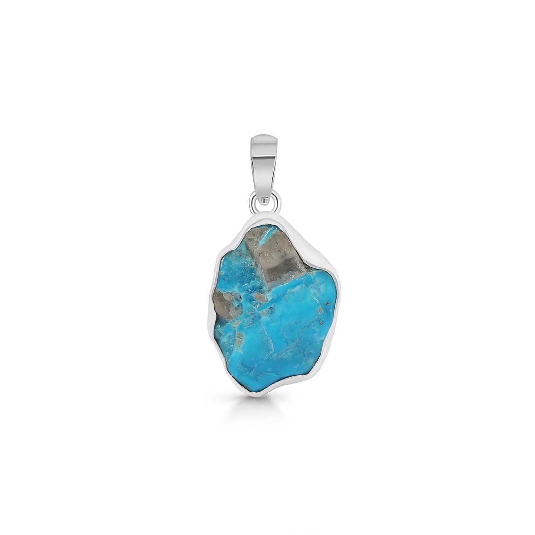 Turquoise (Rough) Pendant-(TRQ-P-72.)