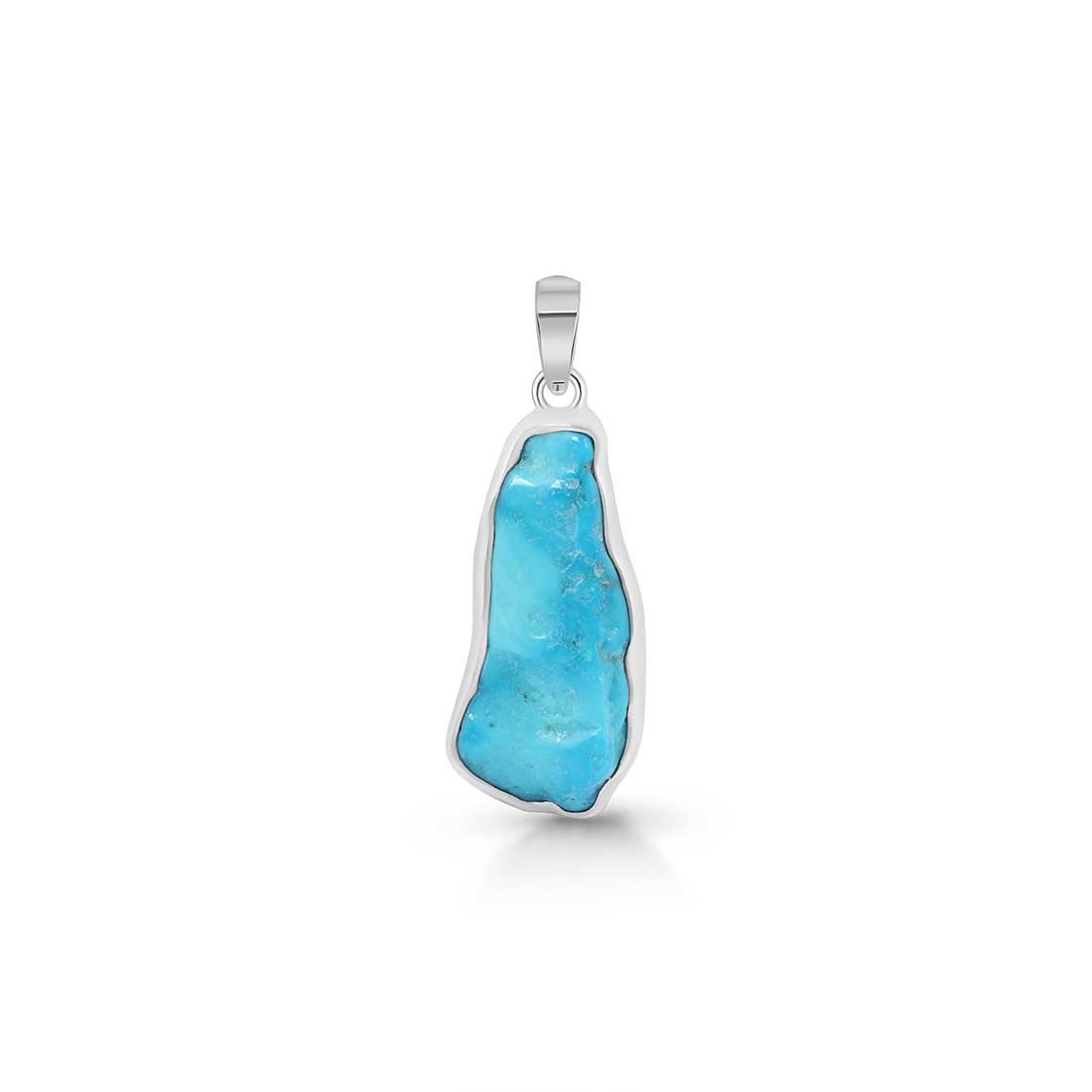 Turquoise (Rough) Pendant-(TRQ-P-73.)