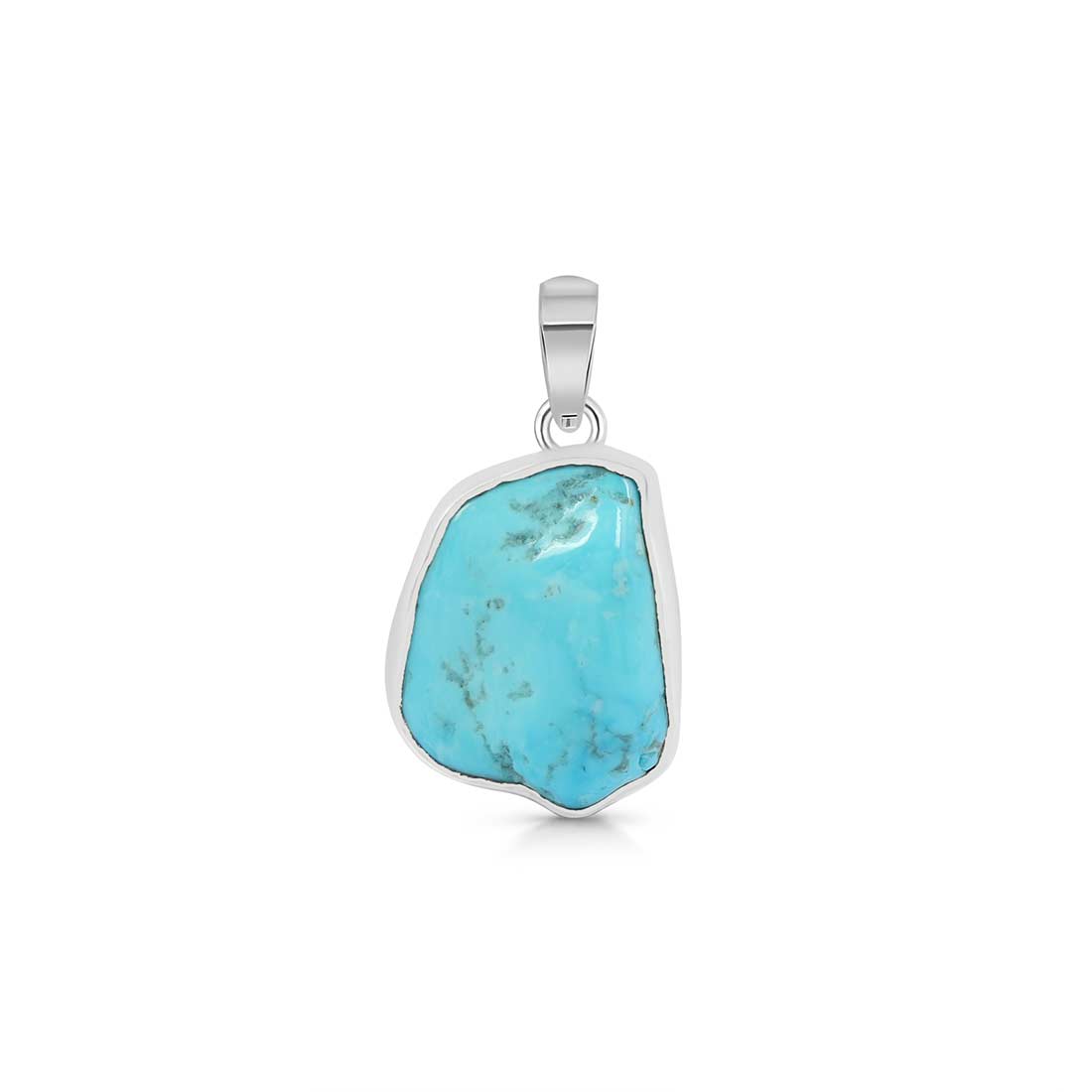 Turquoise (Rough) Pendant-(TRQ-P-74.)