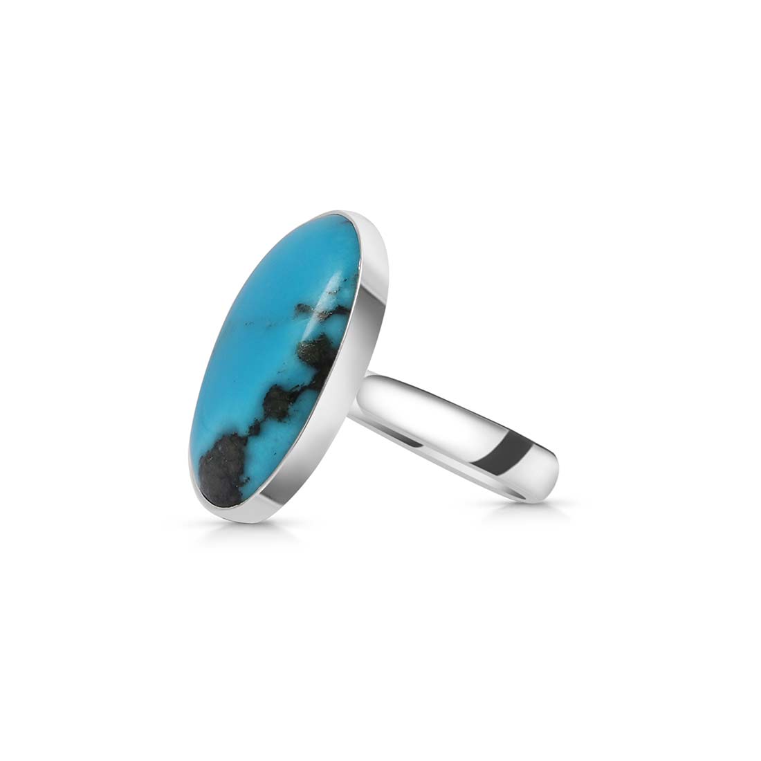 Turquoise Adjustable Ring-(TRQ-R-141.)