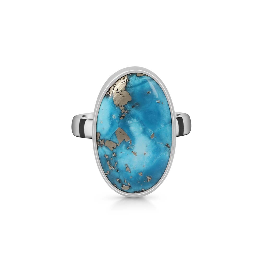 Turquoise Adjustable Ring-(TRQ-R-143.)