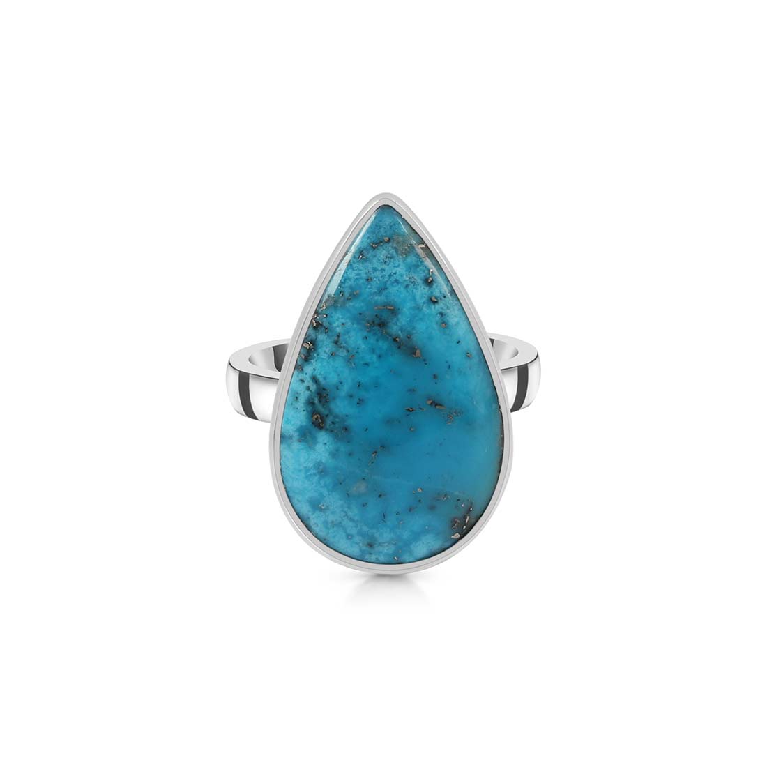 Turquoise Adjustable Ring-(TRQ-R-149.)