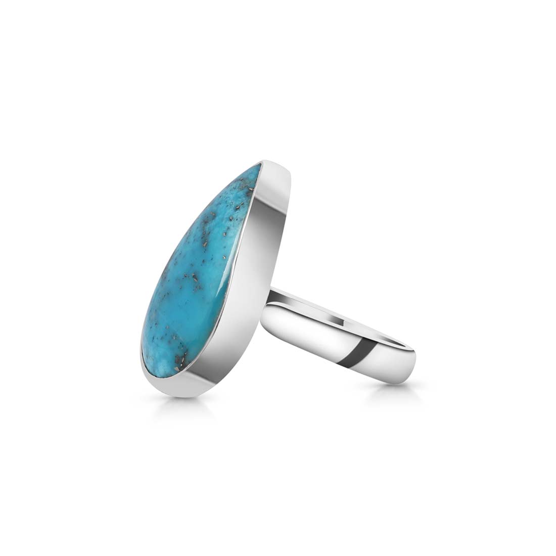 Turquoise Adjustable Ring-(TRQ-R-149.)