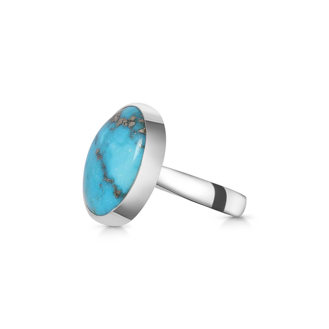 Turquoise Adjustable Ring-(TRQ-R-150.)