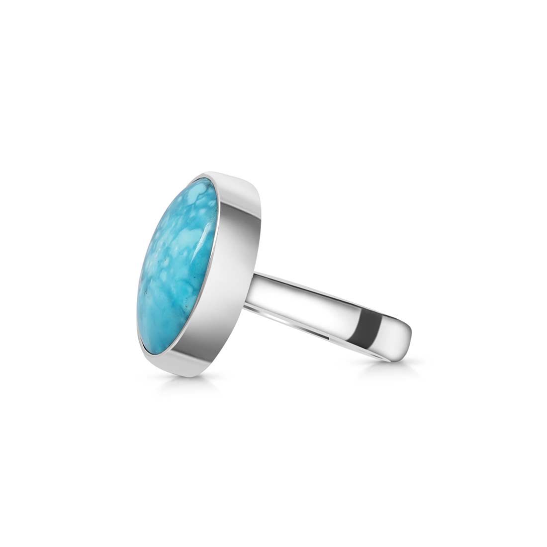 Turquoise Adjustable Ring-(TRQ-R-152.)