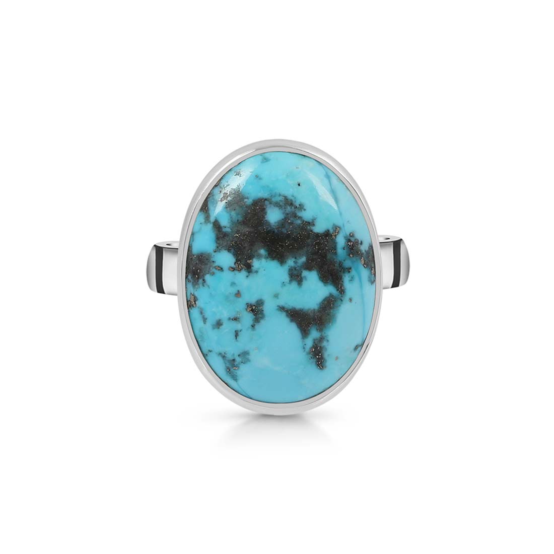 Turquoise Adjustable Ring-(TRQ-R-155.)