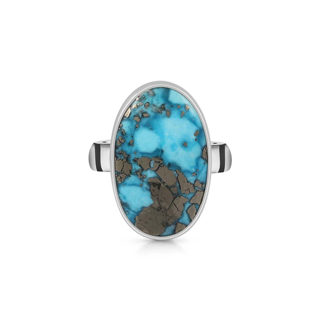 Turquoise Adjustable Ring-(TRQ-R-193.)