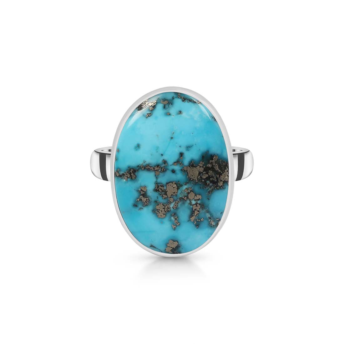 Turquoise Adjustable Ring-(TRQ-R-196.)