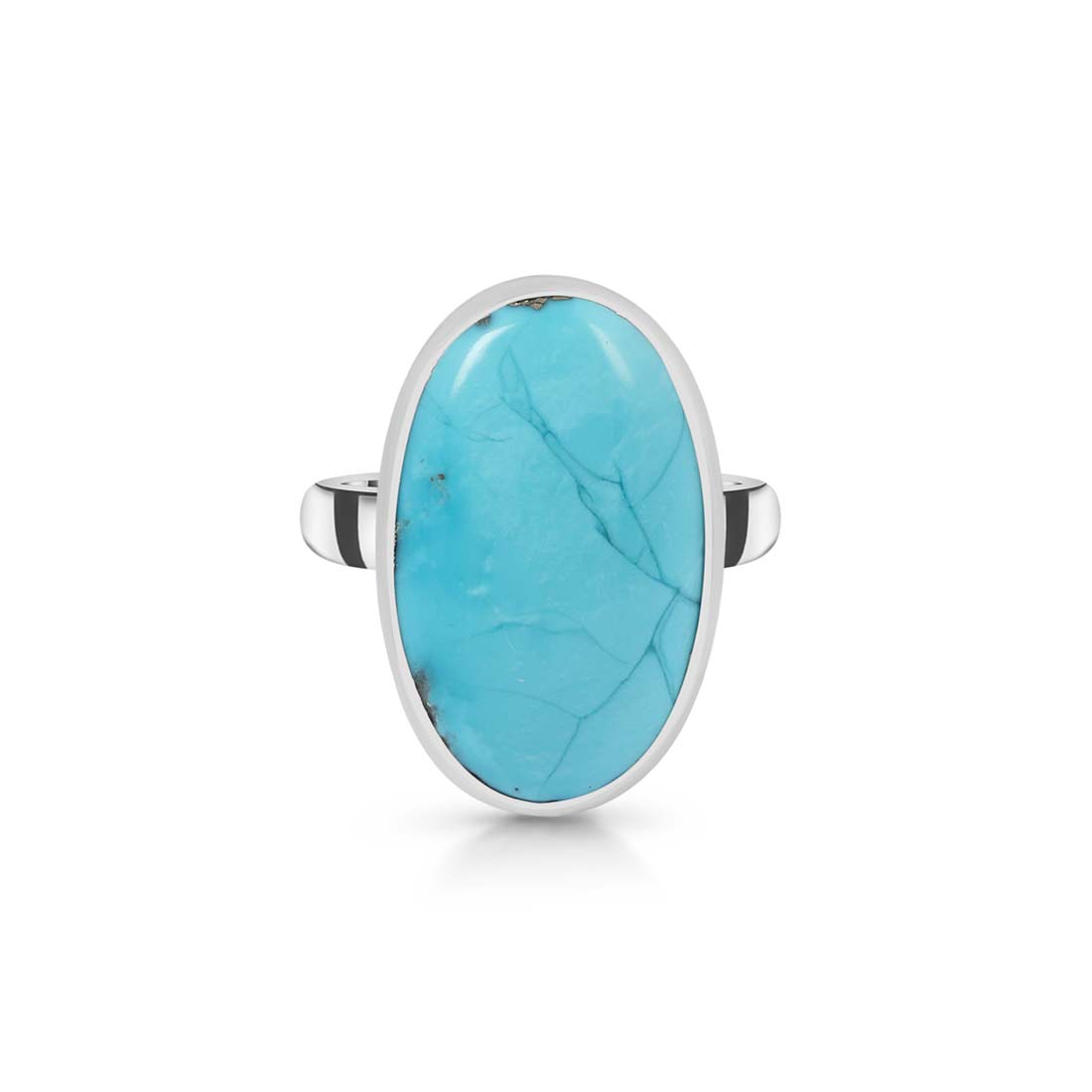 Turquoise Adjustable Ring-(TRQ-R-197.)