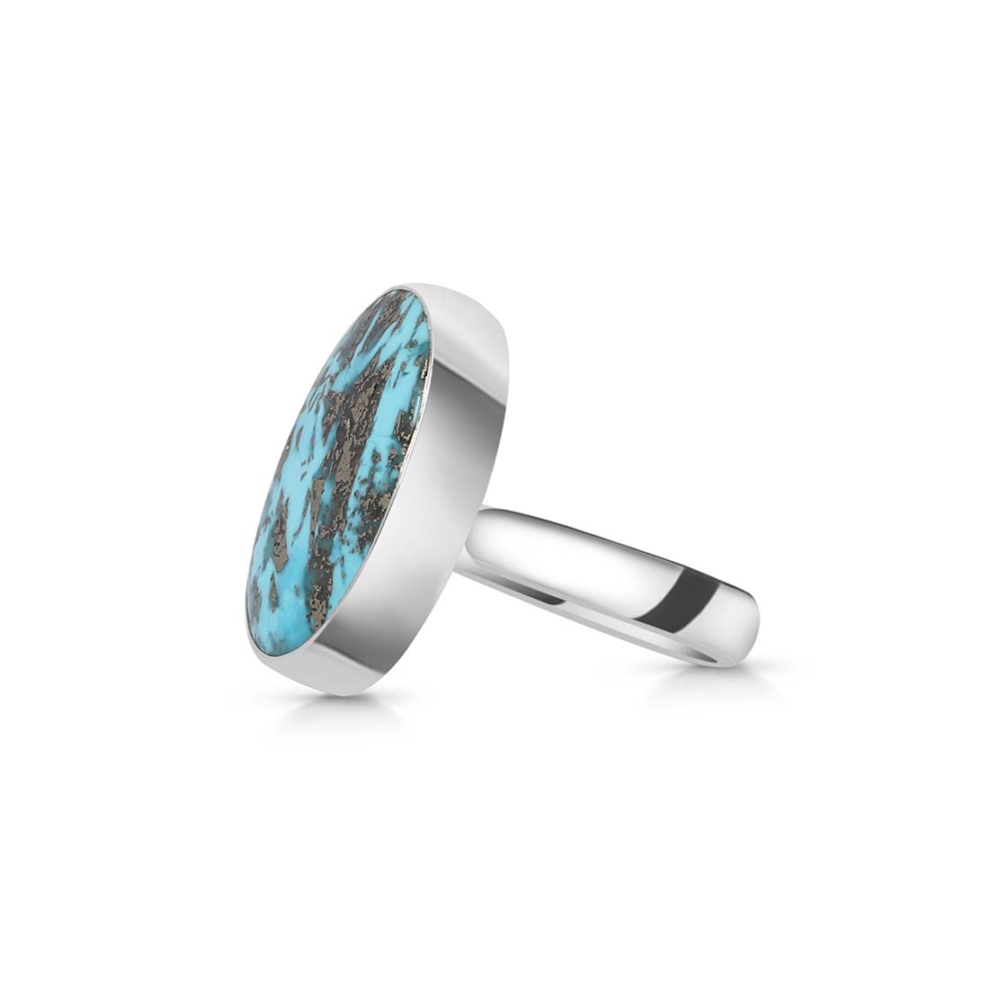 Turquoise Adjustable Ring-(TRQ-R-199.)