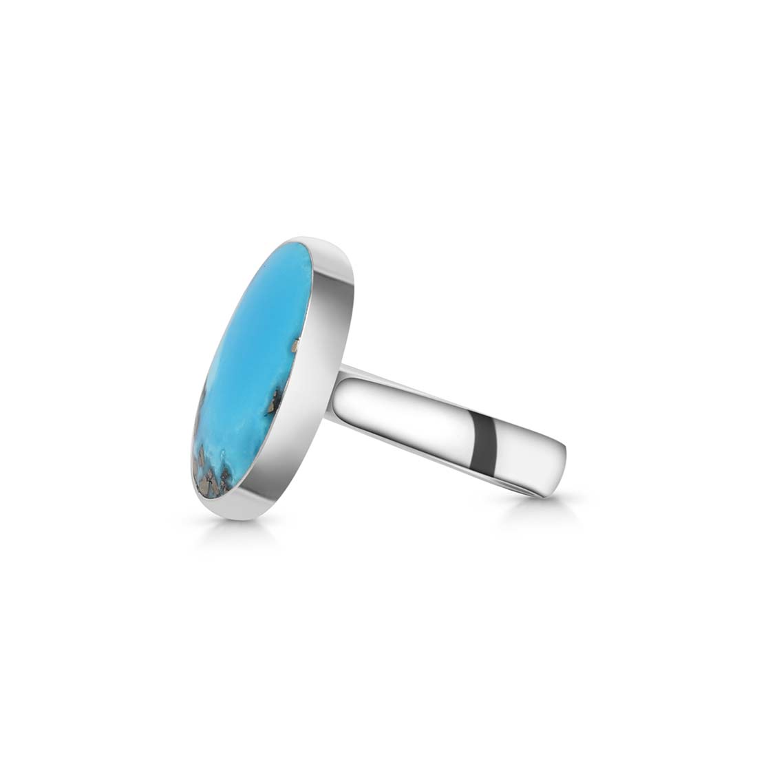 Turquoise Adjustable Ring-(TRQ-R-203.)