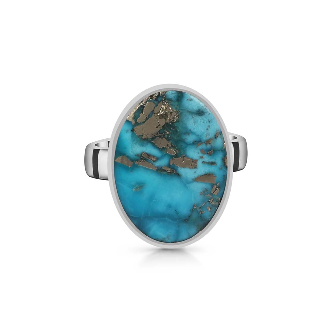 Turquoise Adjustable Ring-(TRQ-R-206.)