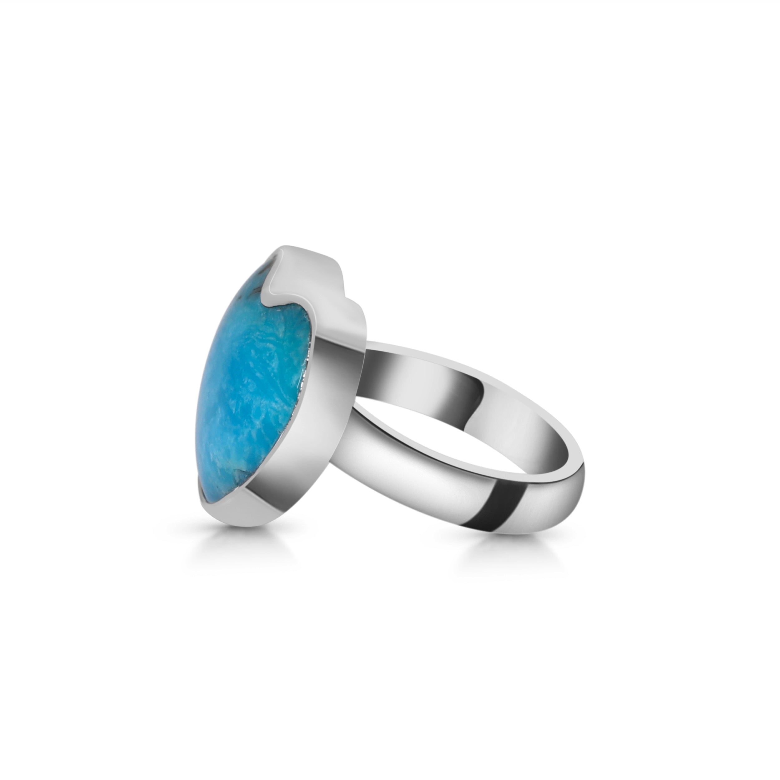 Turquoise Adjustable Ring-(TRQ-R-42.)