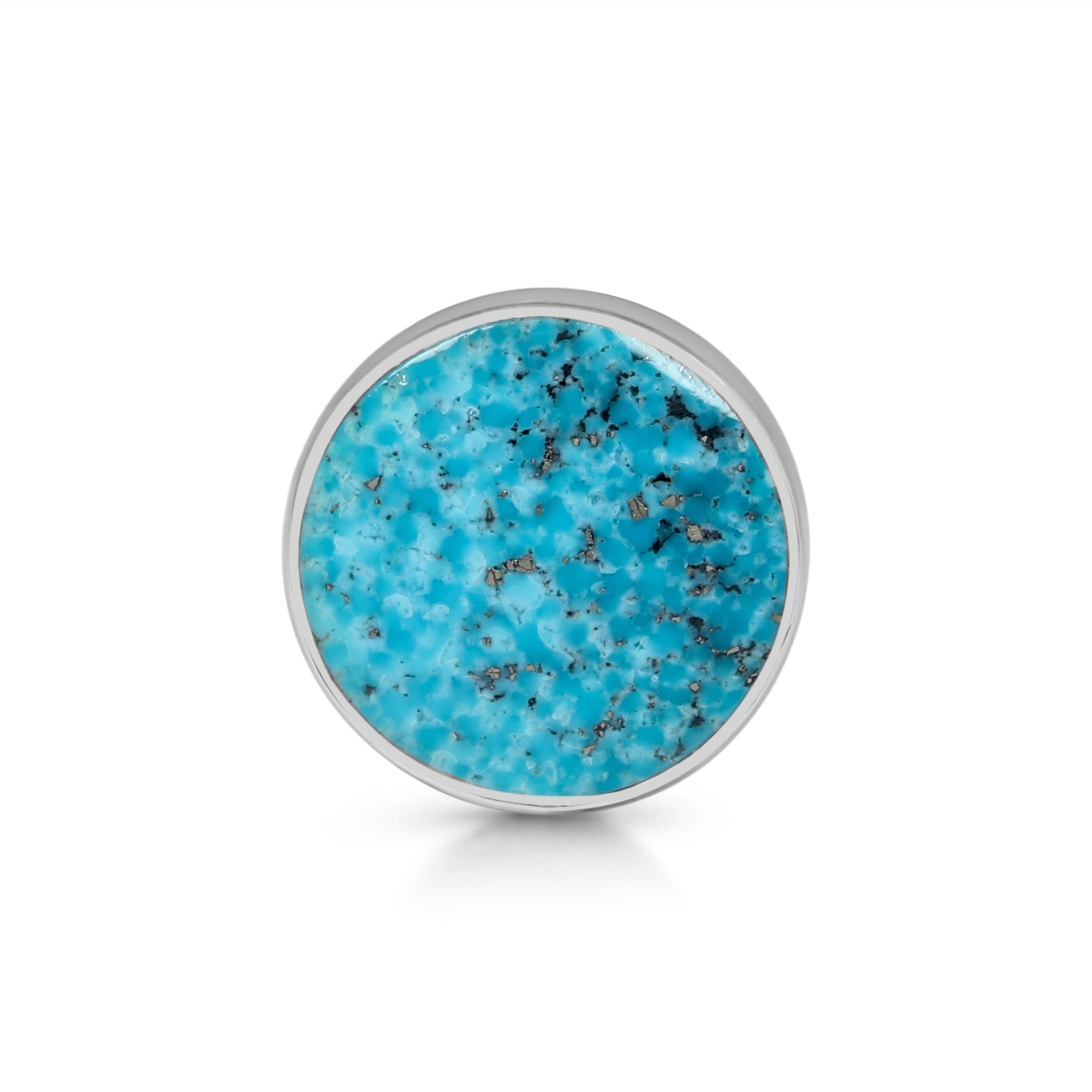 Turquoise Adjustable Ring-(TRQ-R-52.)