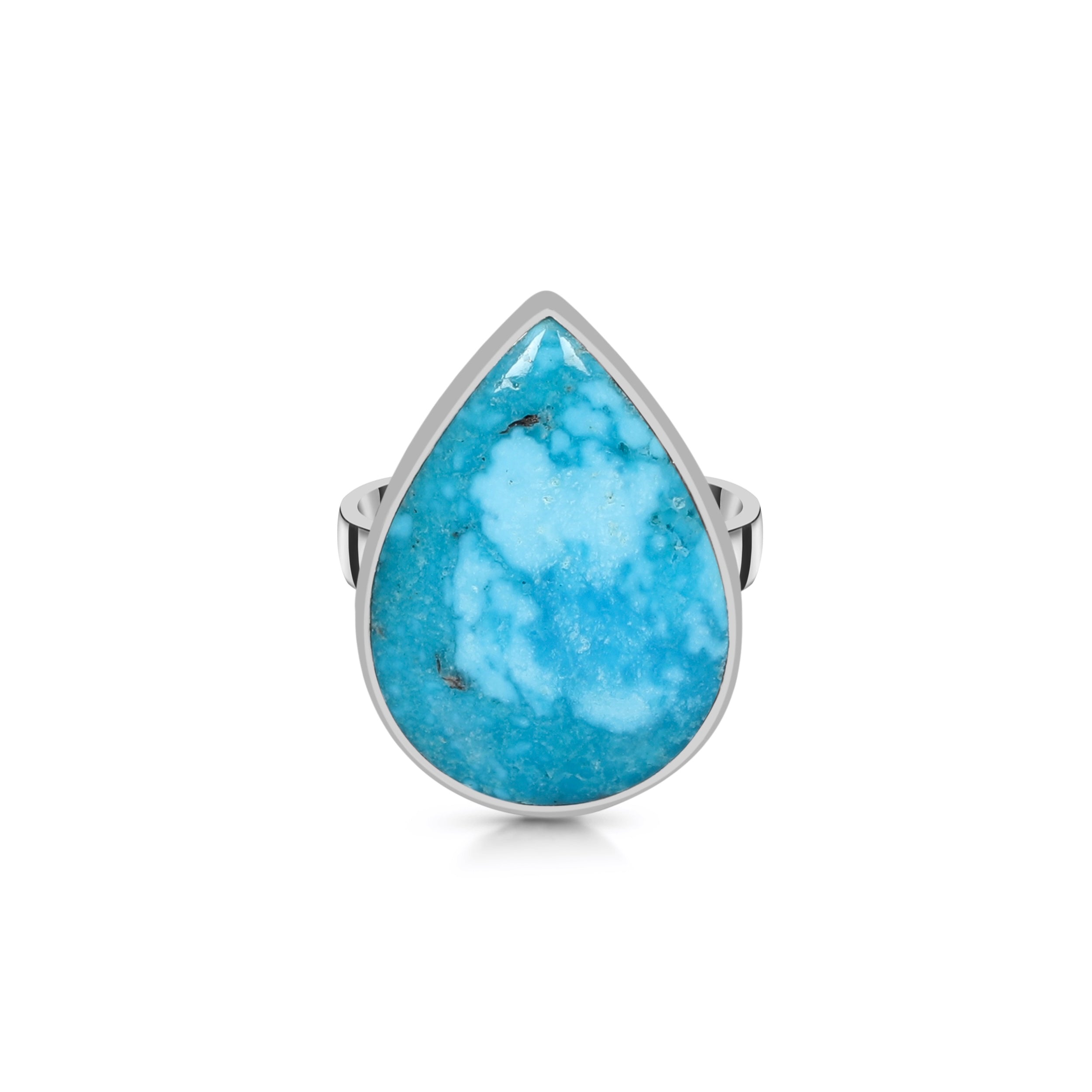 Turquoise Adjustable Ring-(TRQ-R-70.)