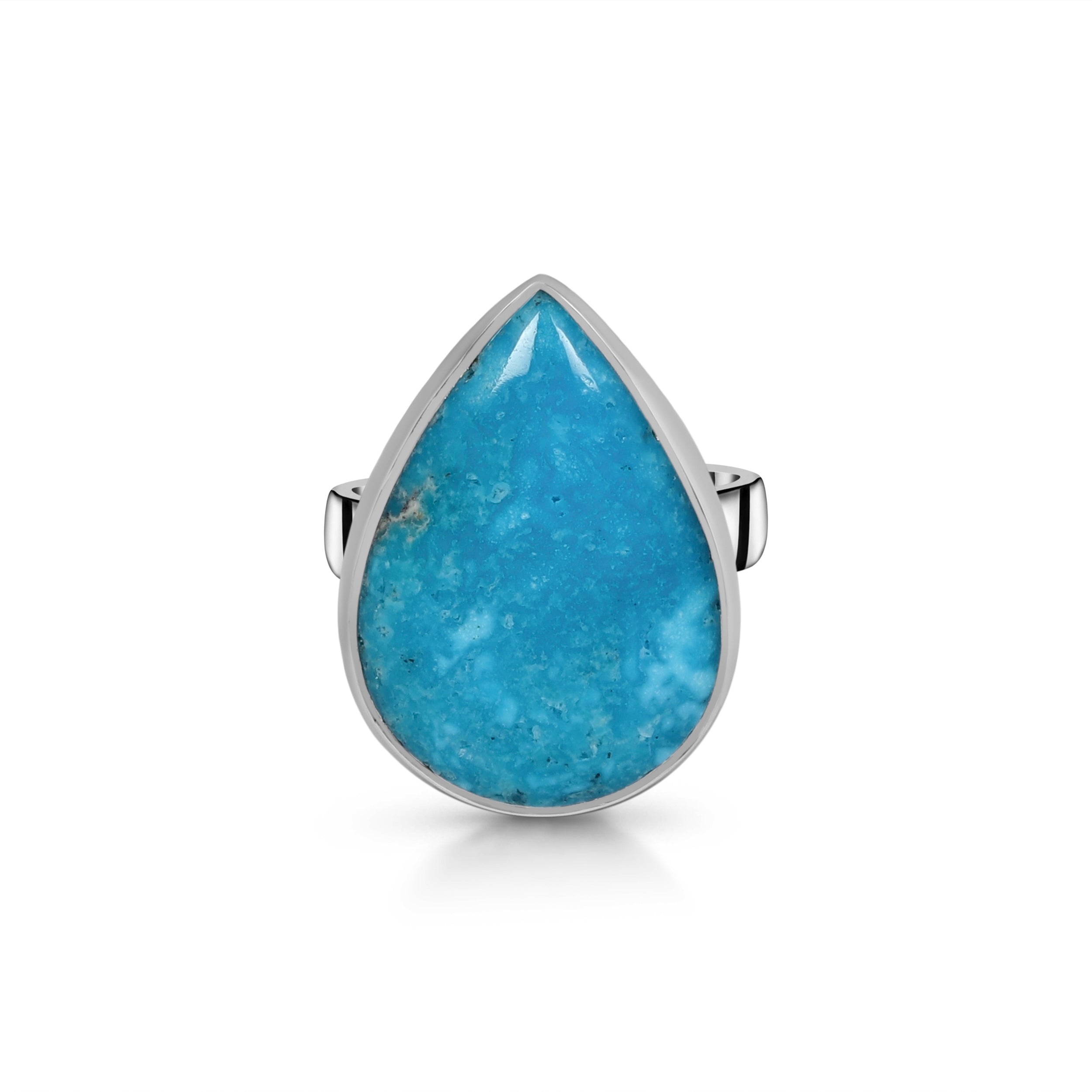 Turquoise Adjustable Ring-(TRQ-R-72.)