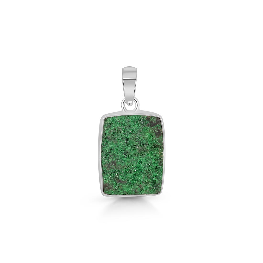 Uvarovite Druzy Pendant-(UVR-P-10.)