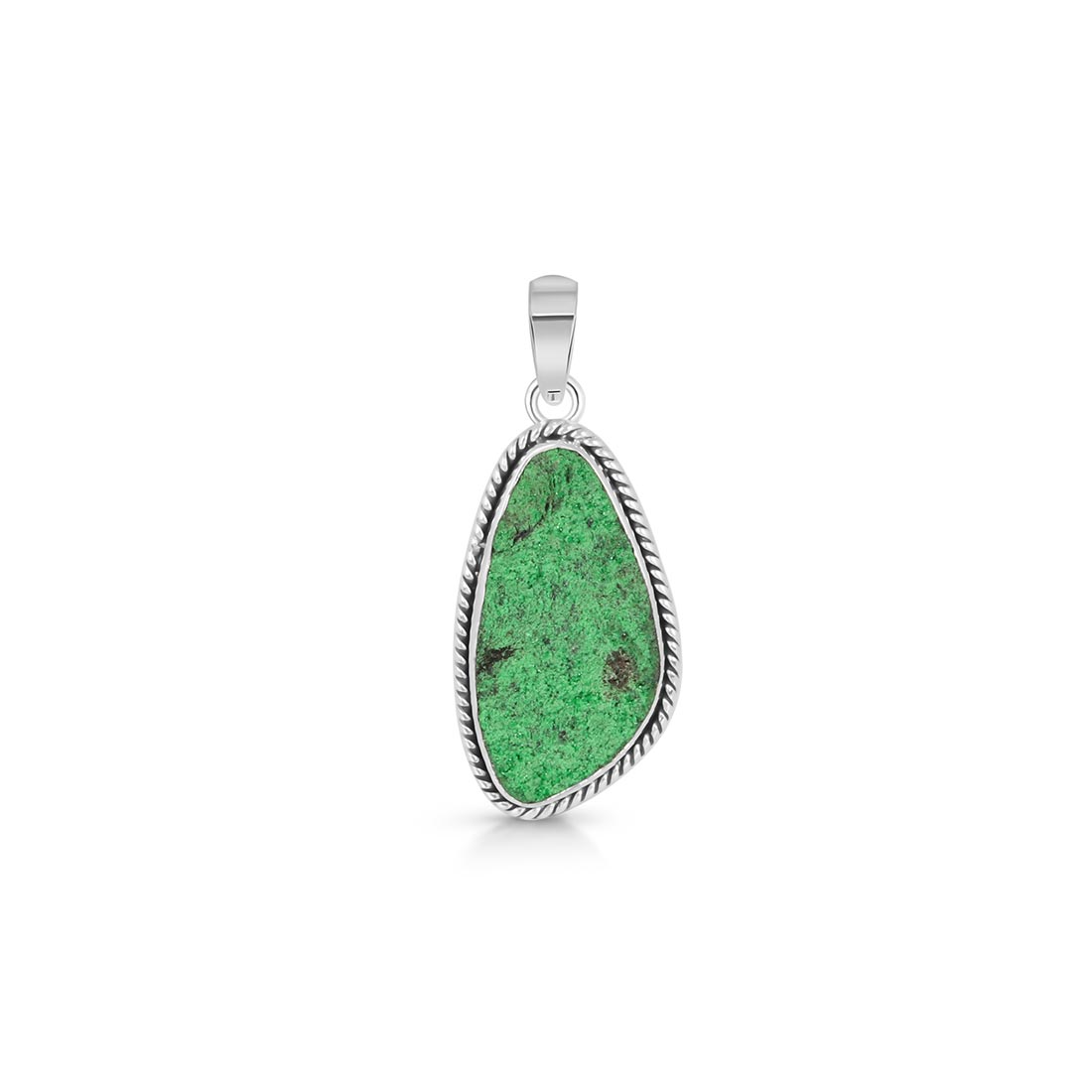 Uvarovite Druzy Pendant-(UVR-P-13.)