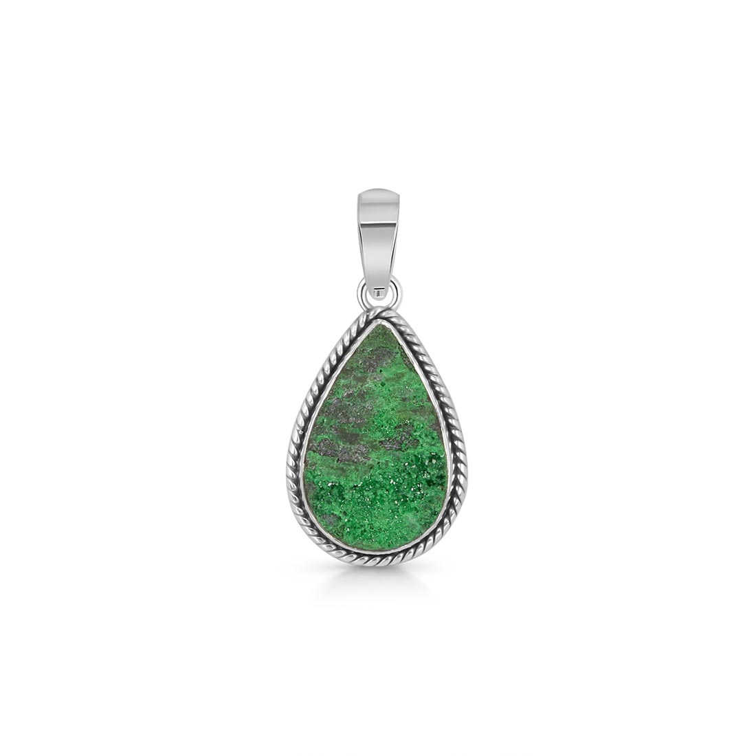 Uvarovite Druzy Pendant-(UVR-P-16.)