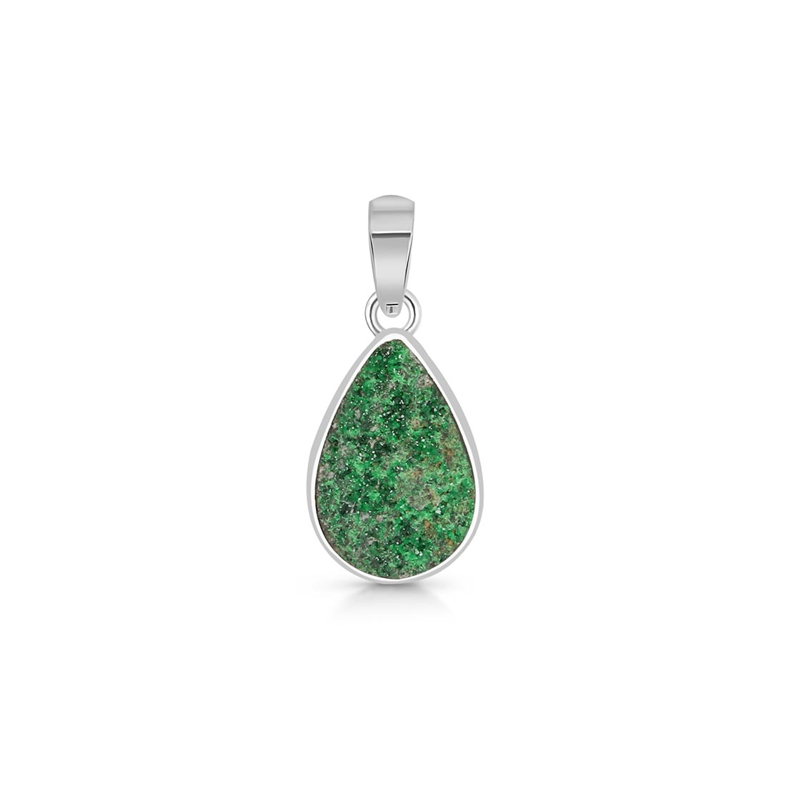 Uvarovite Druzy Pendant-(UVR-P-30.)