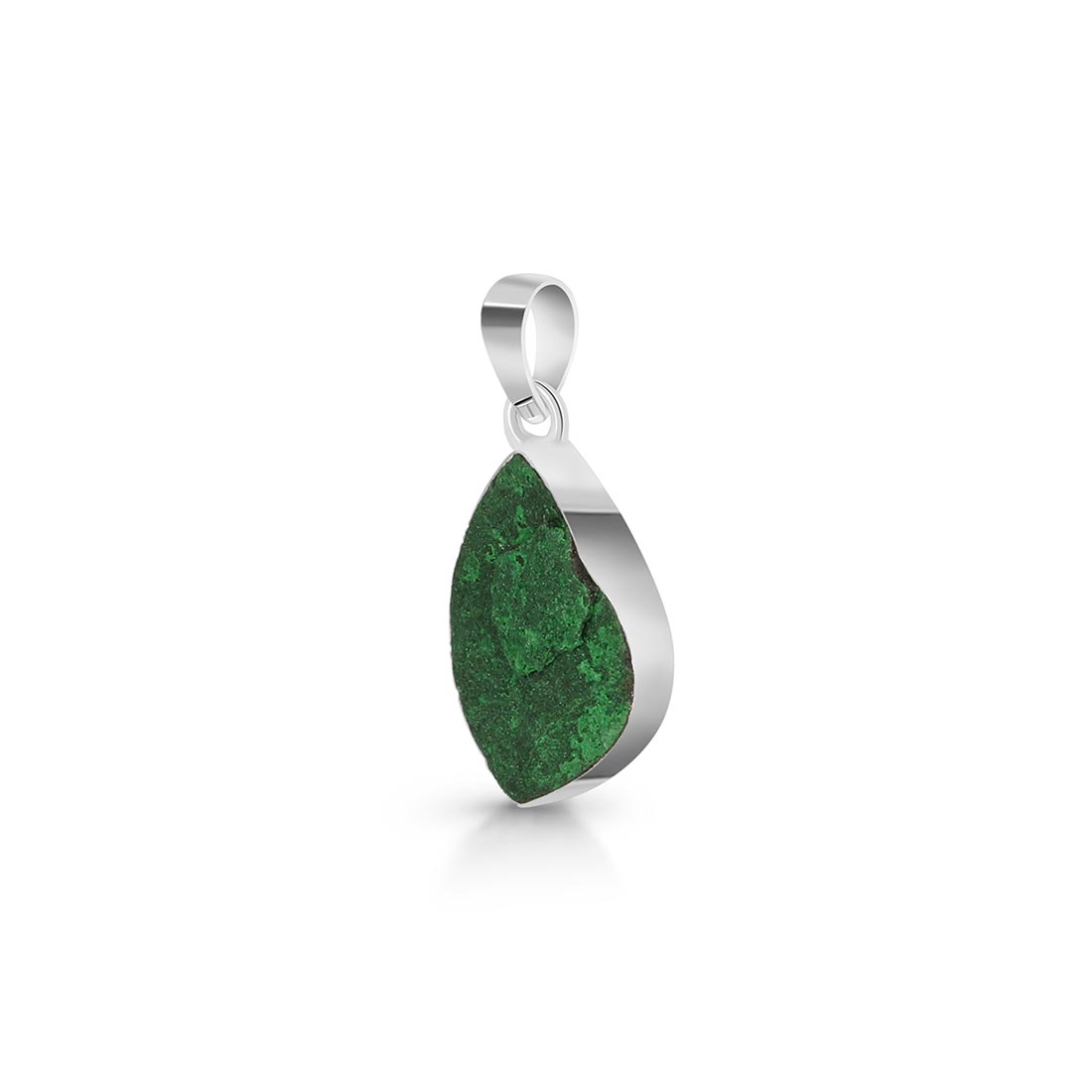 Uvarovite Druzy Pendant-(UVR-P-45.)