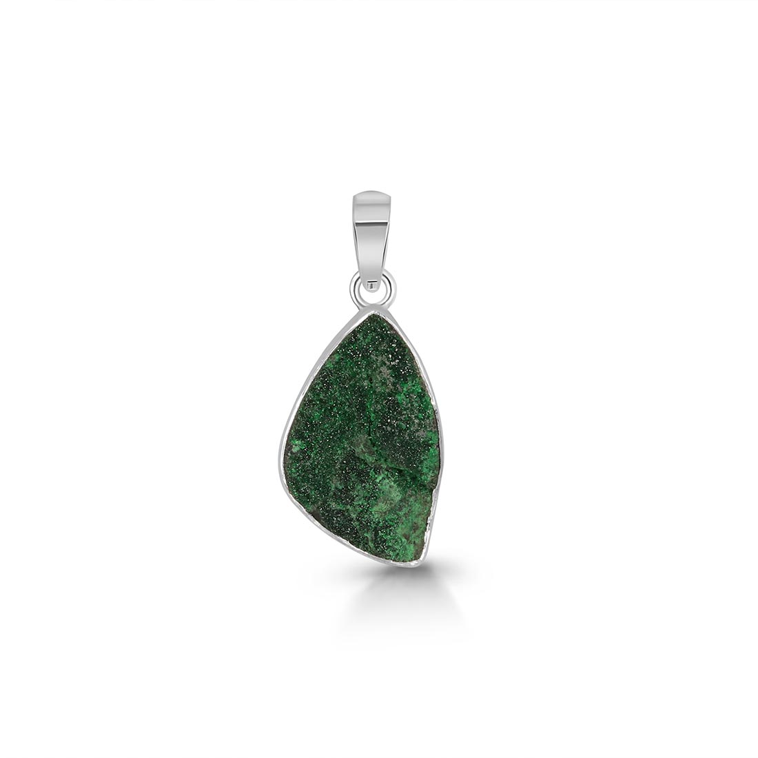 Uvarovite Druzy Pendant-(UVR-P-49.)