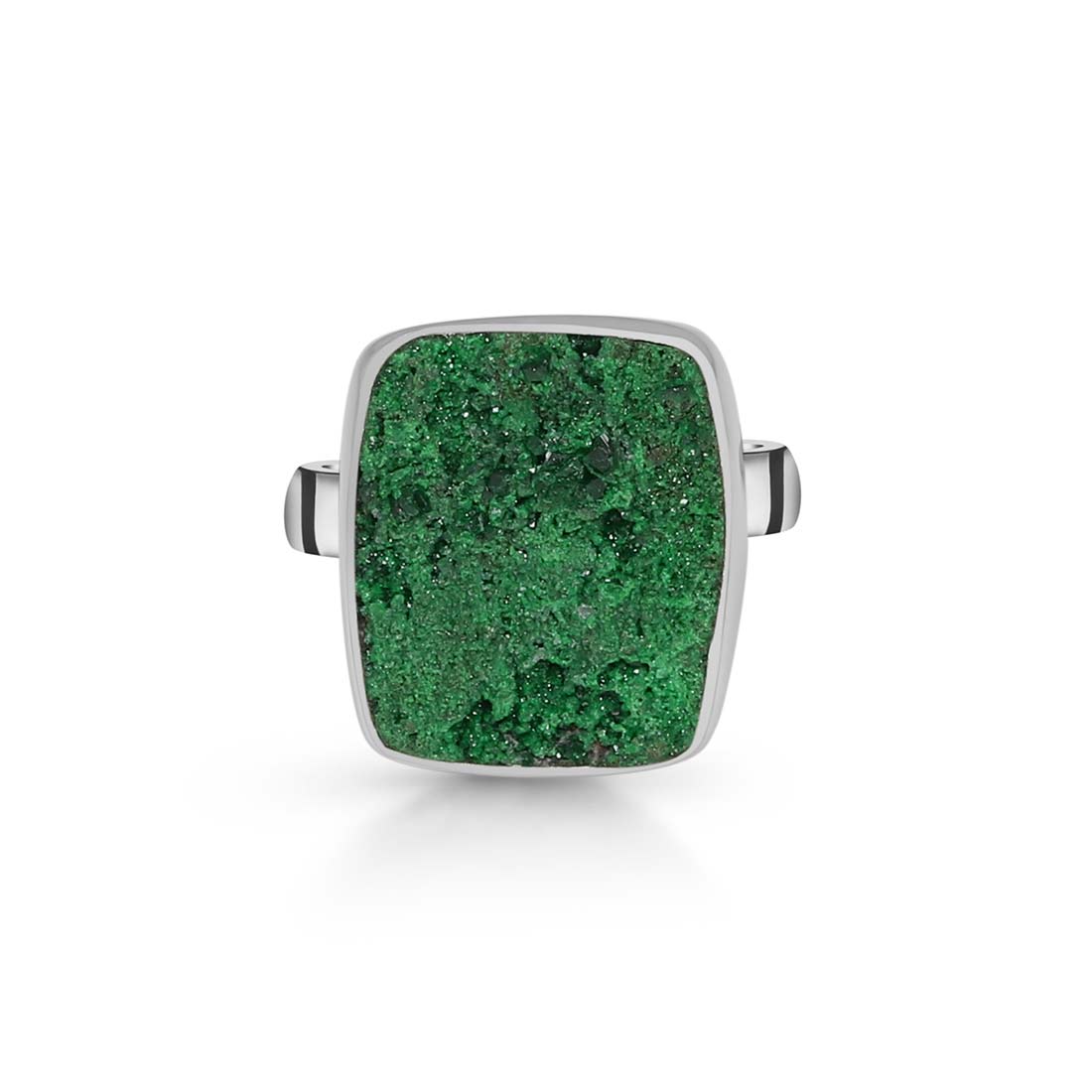 Uvarovite Druzy Ring-(UVR-R-21.)