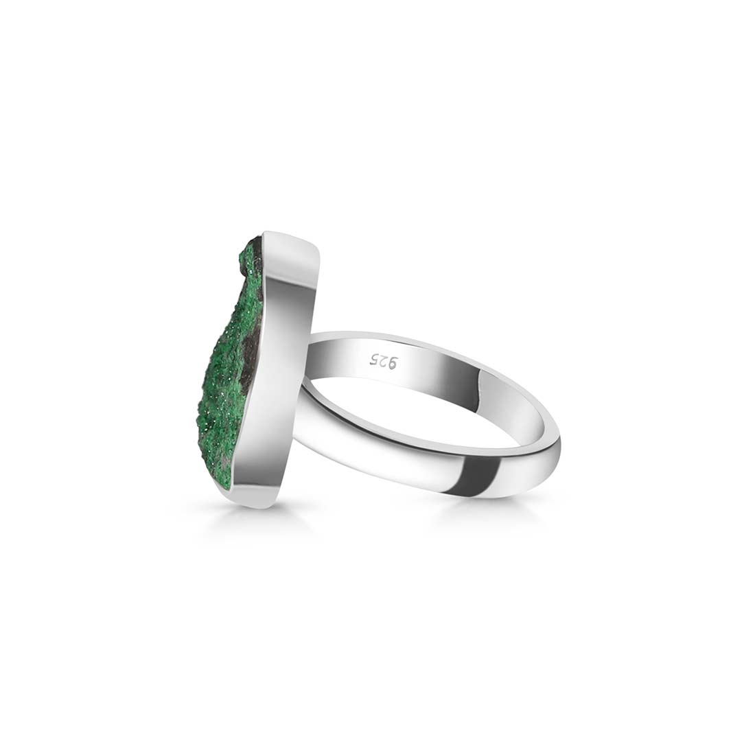 Uvarovite Druzy Ring-(UVR-R-59.)