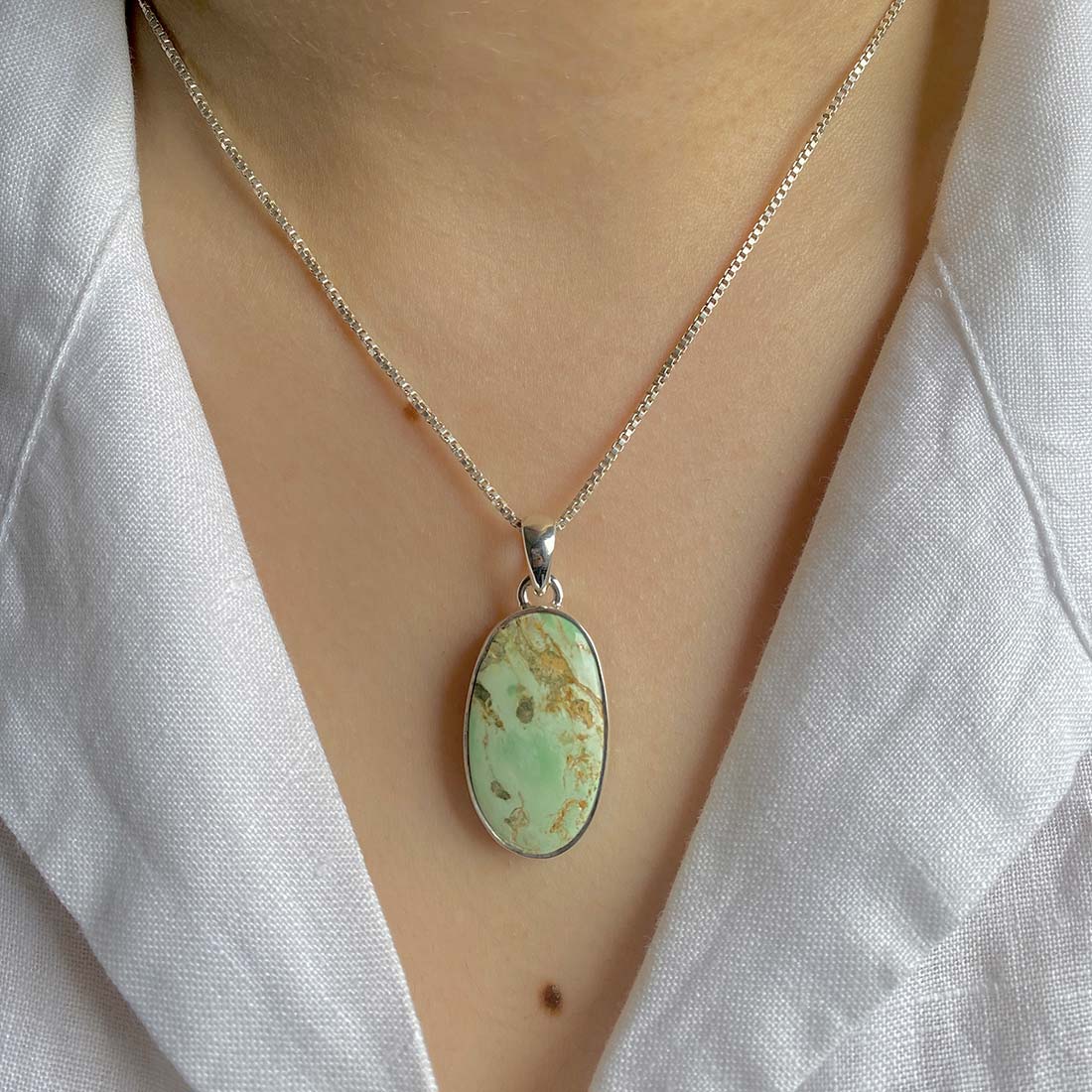 Variscite Pendant-(VRC-P-1.)