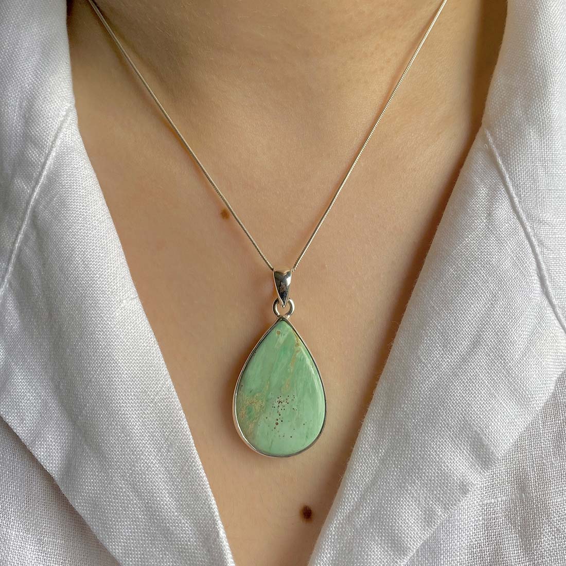 Variscite Pendant-(VRC-P-11.)