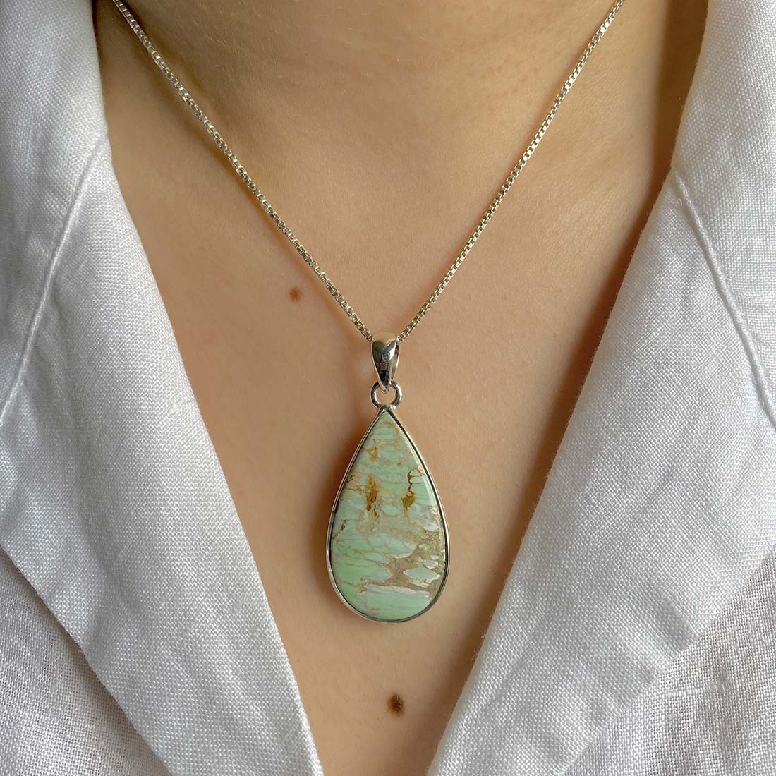 Variscite Pendant-(VRC-P-12.)