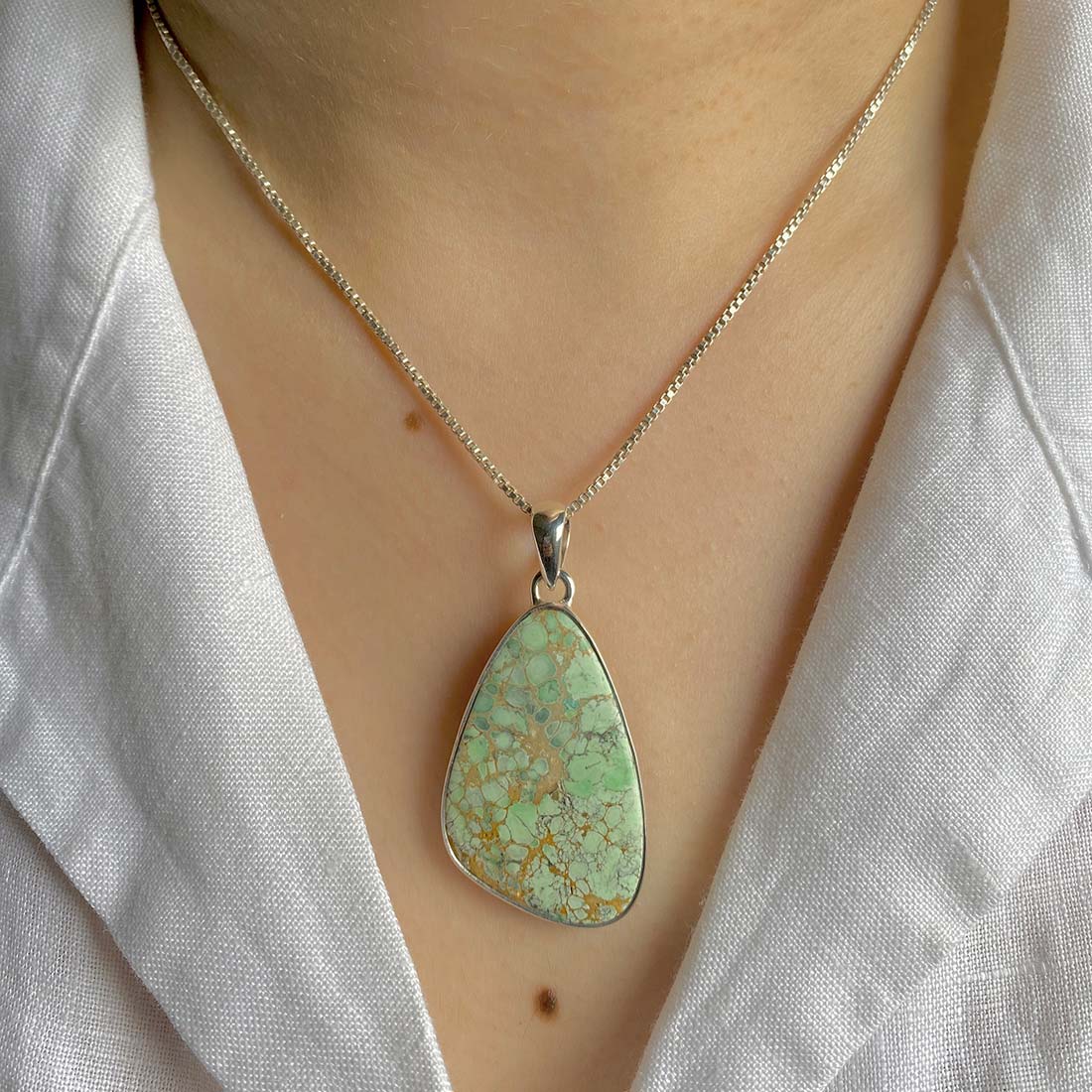 Variscite Pendant-(VRC-P-17.)