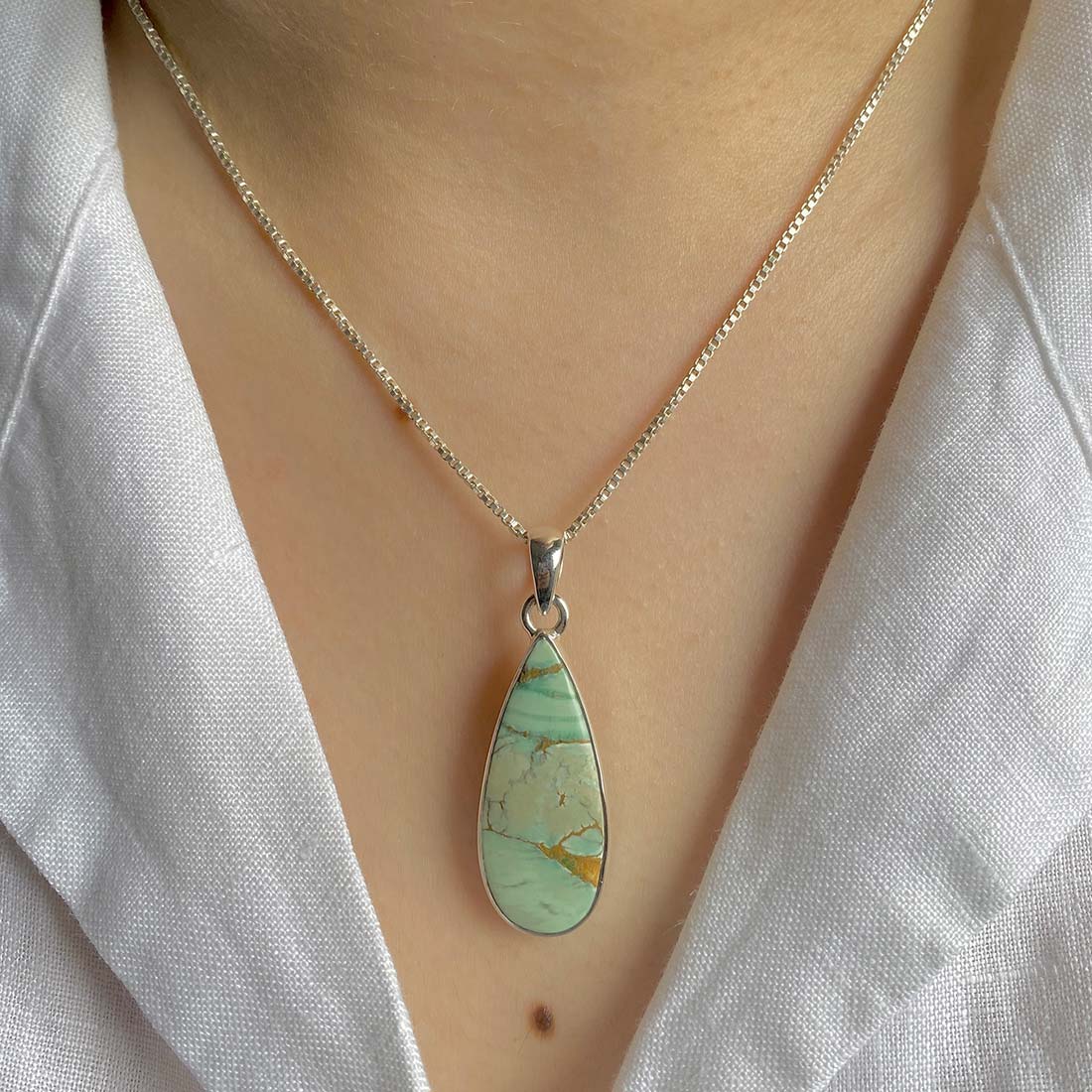 Variscite Pendant-(VRC-P-3.)